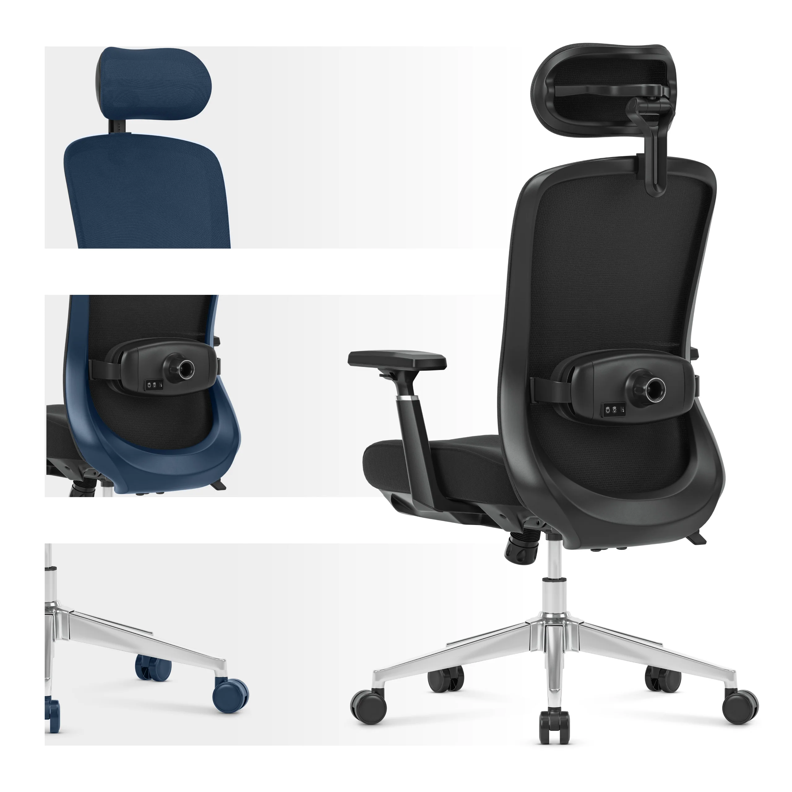 Fotel biurowy z masażem Mark Adler Leadpro 6.0 Black - Image 17