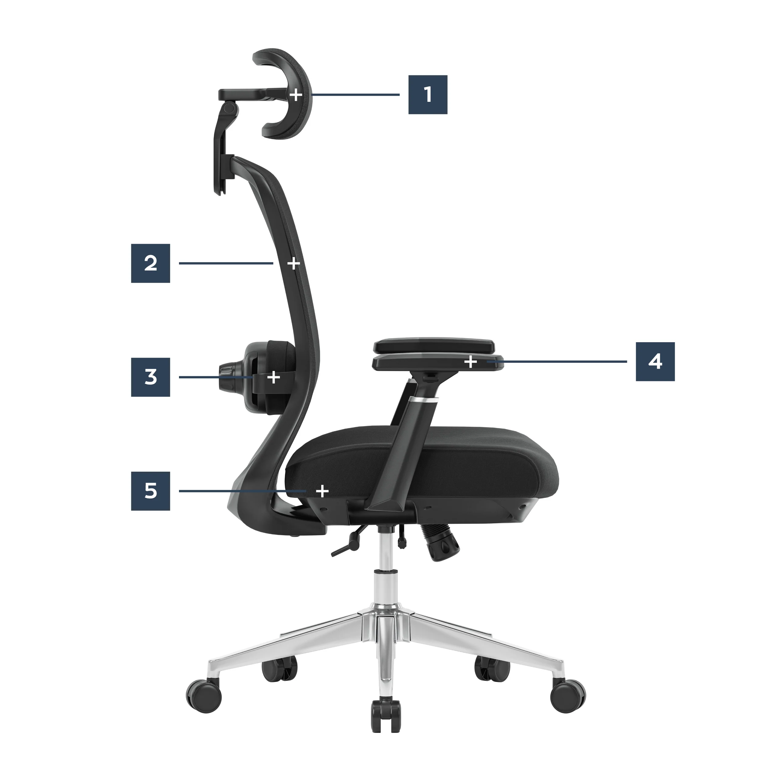 Fotel biurowy z masażem Mark Adler Leadpro 6.0 Black - Image 18