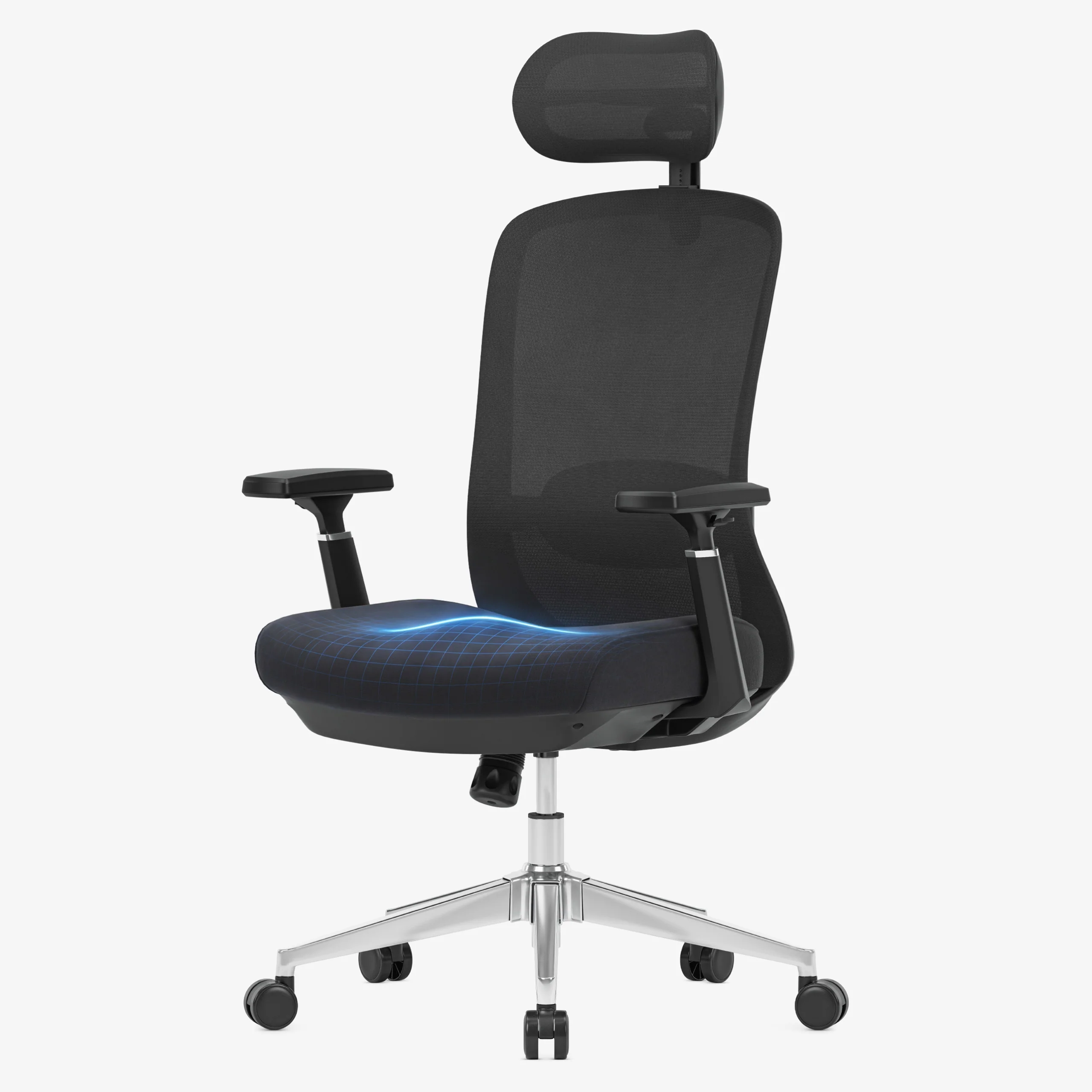 Fotel biurowy z masażem Mark Adler Leadpro 6.0 Black - Image 19