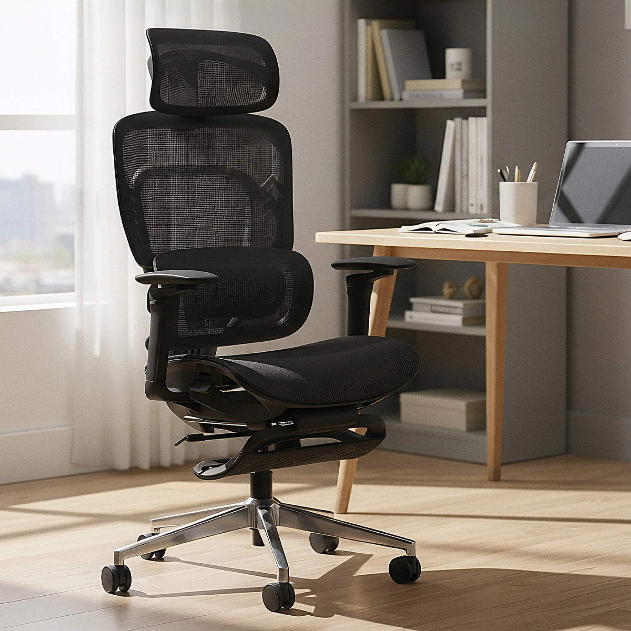 Fotel biurowy z masażem Mark Adler Visioner 8.3 Black - Image 2