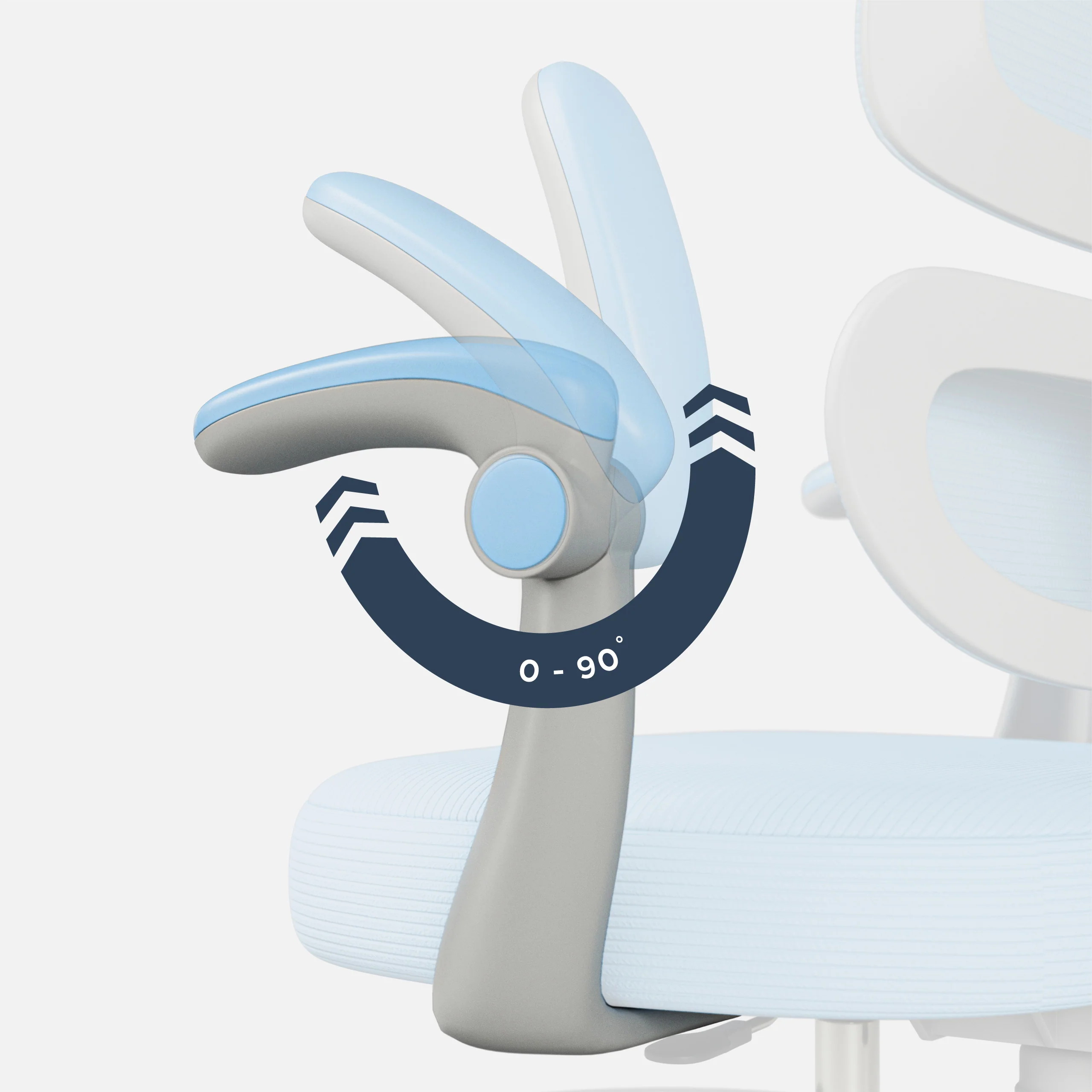 Fotel ergonomiczny dla dzieci Mark Adler Junior 4.4 Blue - Image 9