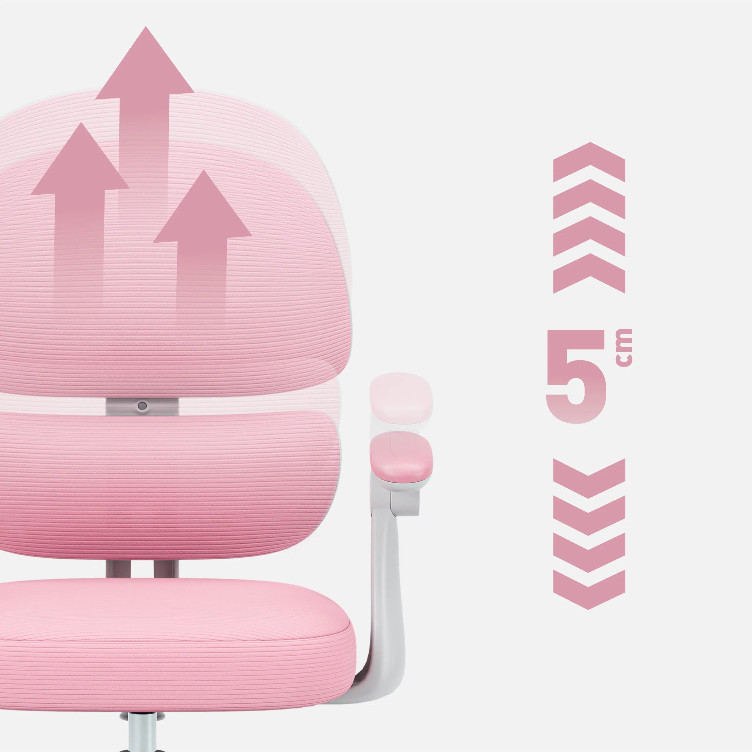 Fotel ergonomiczny dla dzieci Mark Adler Junior 4.4 Pink - Image 3