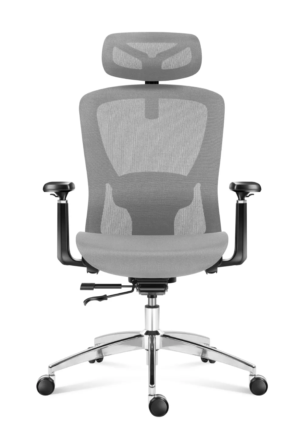 Fotel ergonomiczny Mark Adler Expert 5.3 Grey Mesh - Image 2