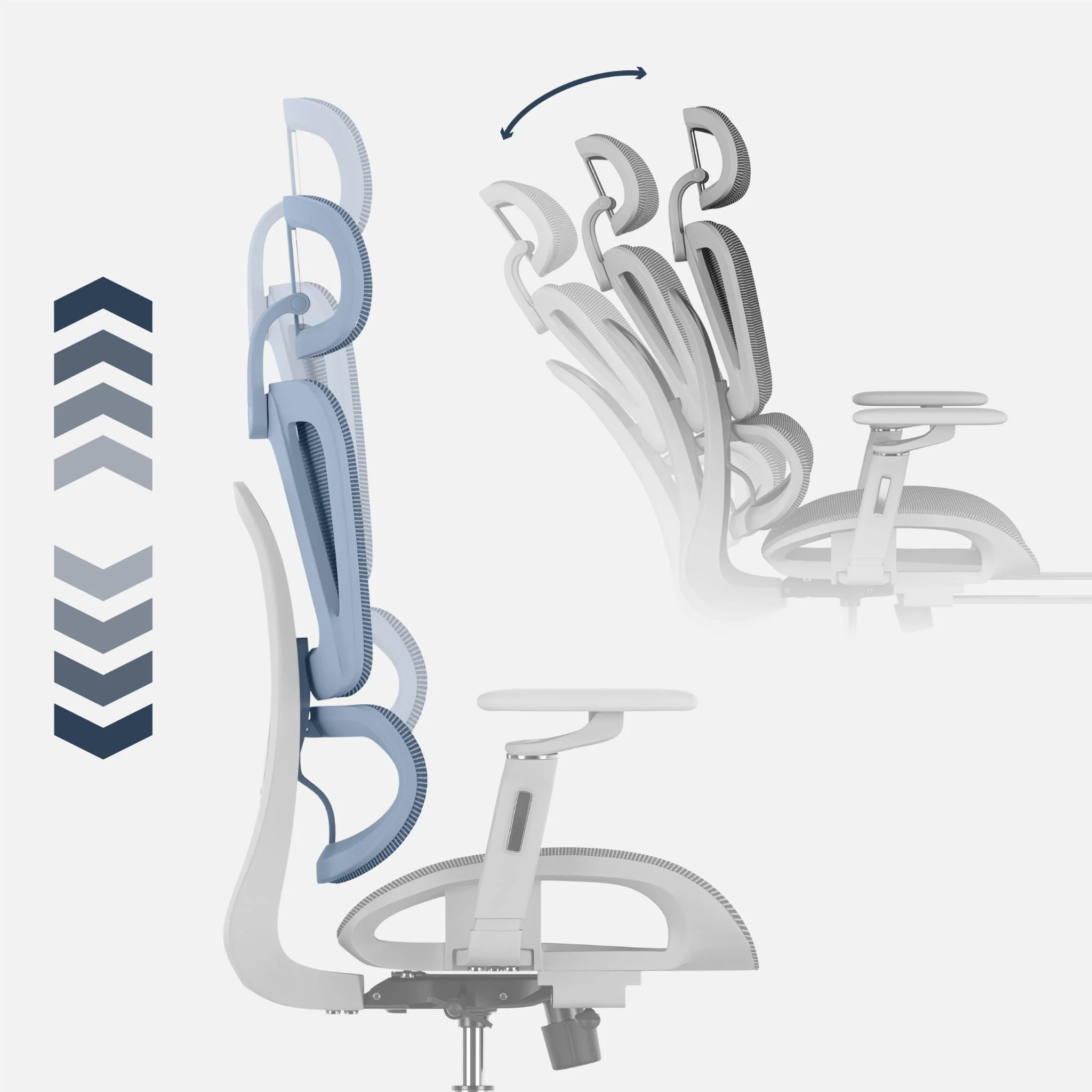 Fotel ergonomiczny Mark Adler Expert 7.9 Grey - Image 3