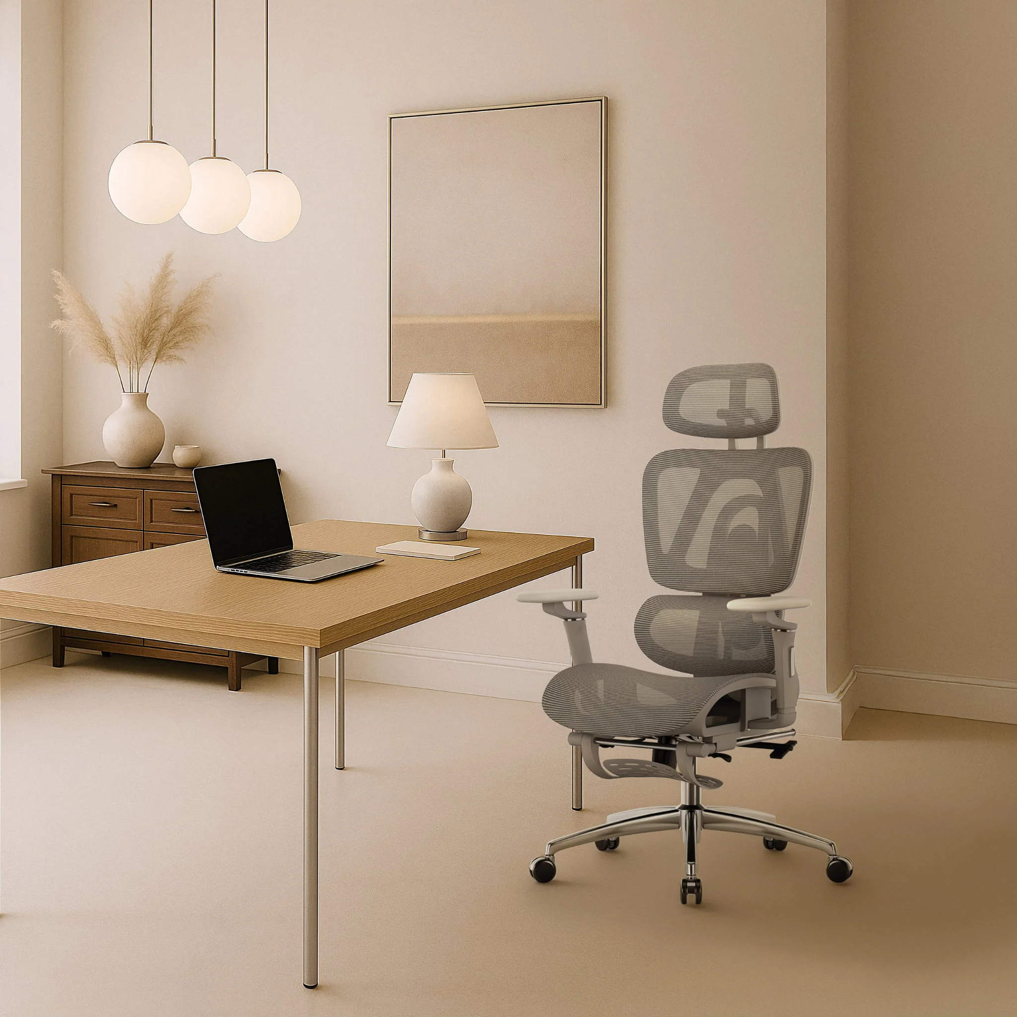 Fotel ergonomiczny Mark Adler Expert 7.9 Grey - Image 4