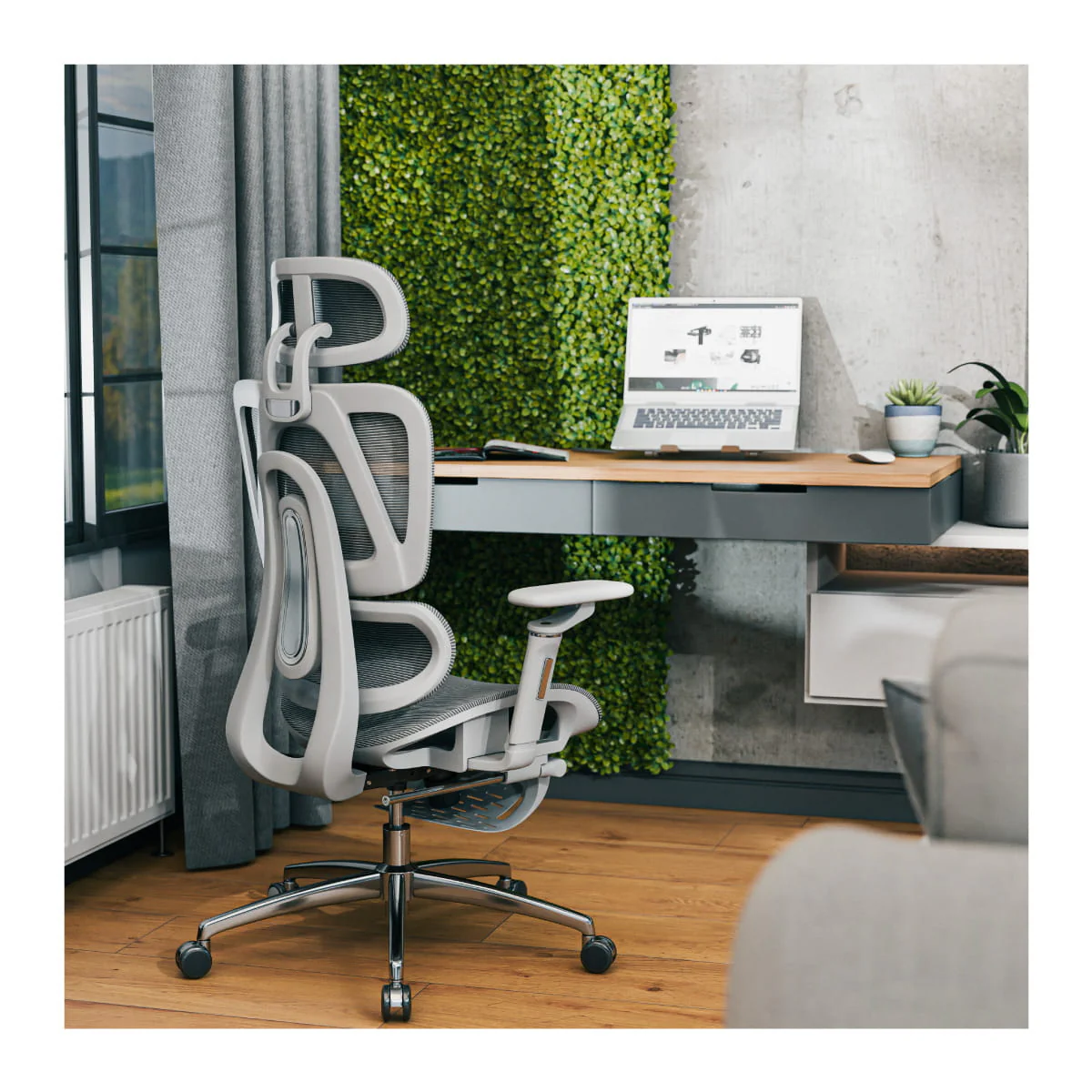 Fotel ergonomiczny Mark Adler Expert 7.9 Grey - Image 6