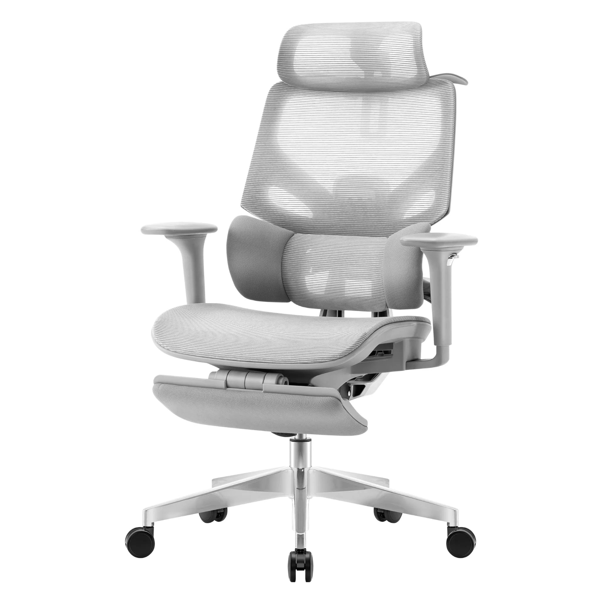 Fotel ergonomiczny Mark Adler Expert 8.7 Grey Mesh OUTLET - Image 11