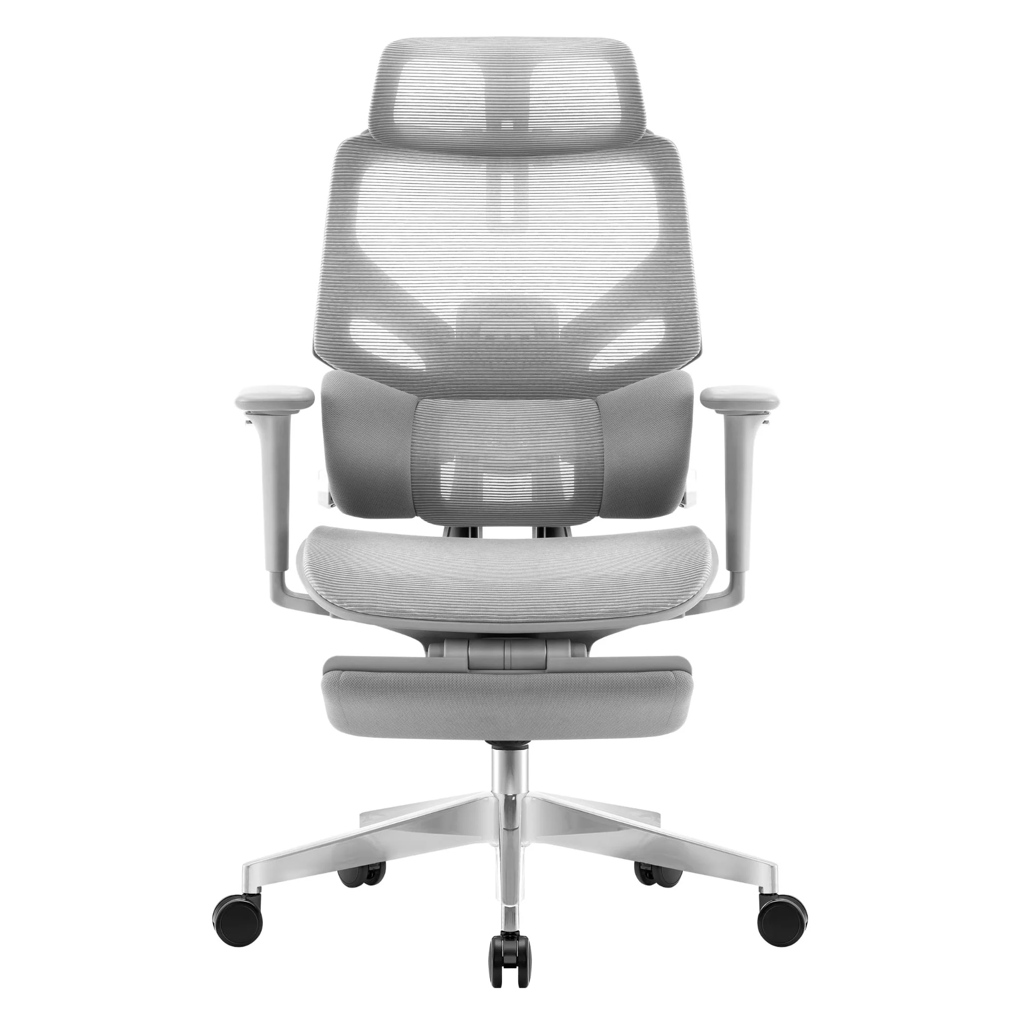 Fotel ergonomiczny Mark Adler Expert 8.7 Grey Mesh OUTLET - Image 2