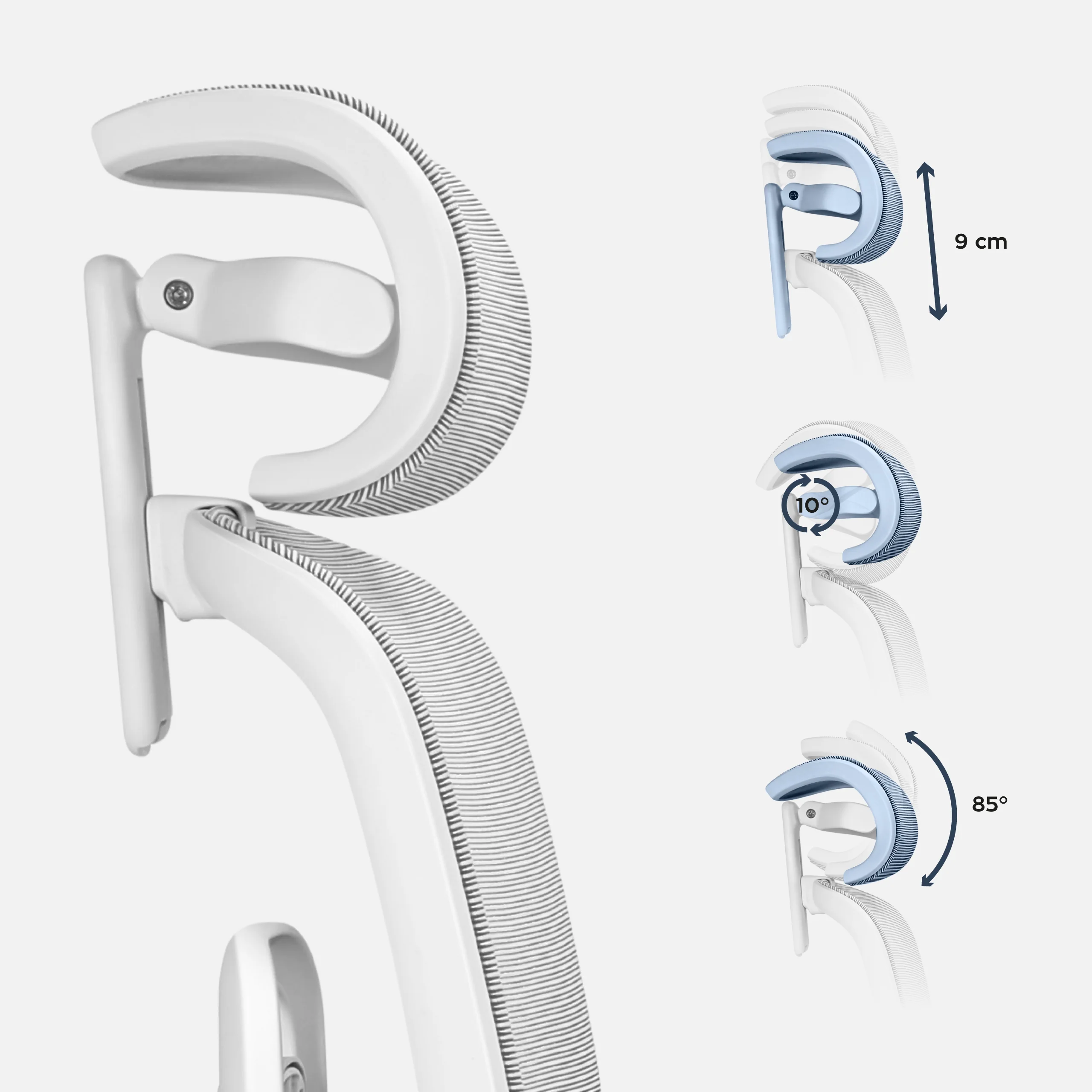 Fotel ergonomiczny Mark Adler Expert 9.3 Grey - Image 8