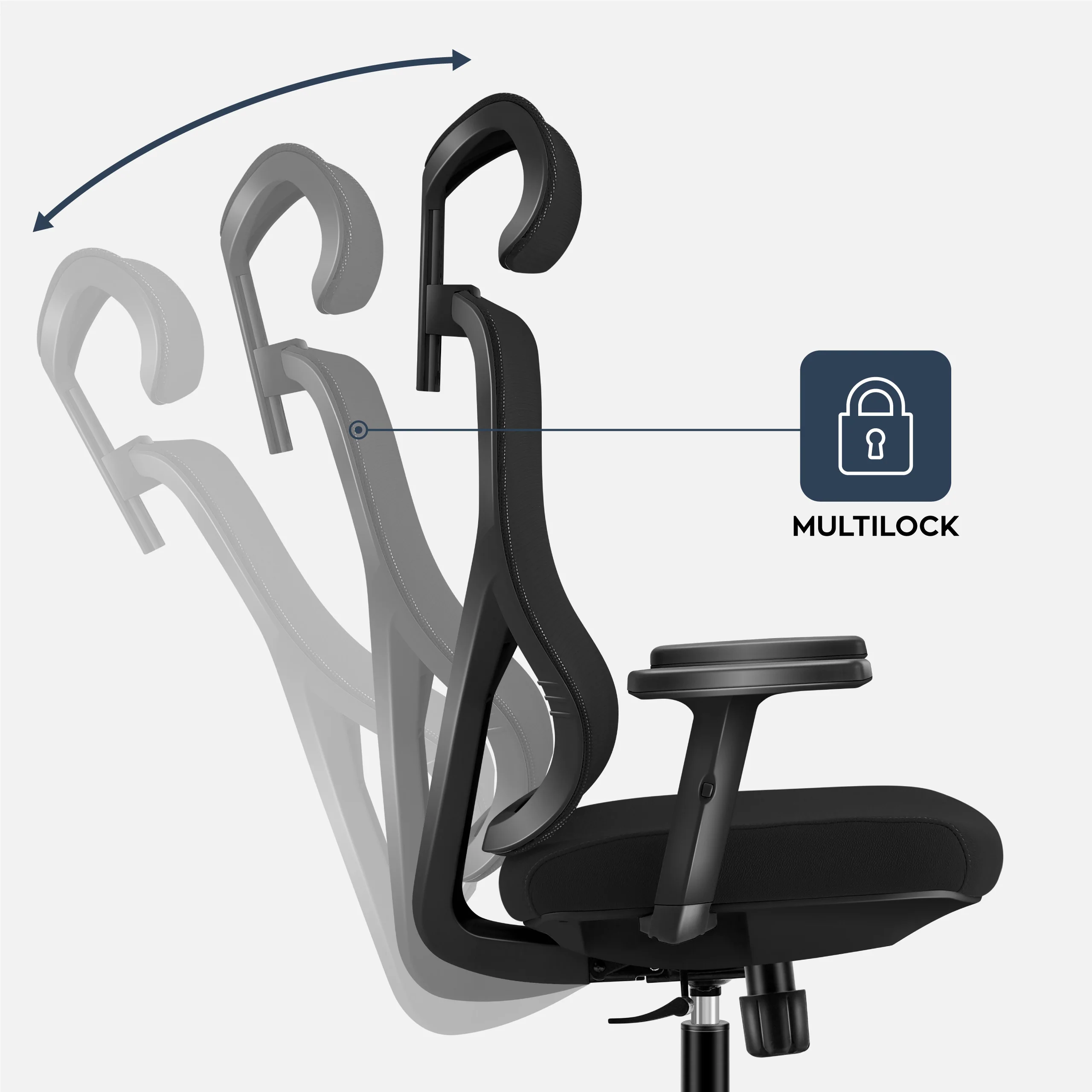 Fotel ergonomiczny Mark Adler Manager 3.3 Black - Image 3