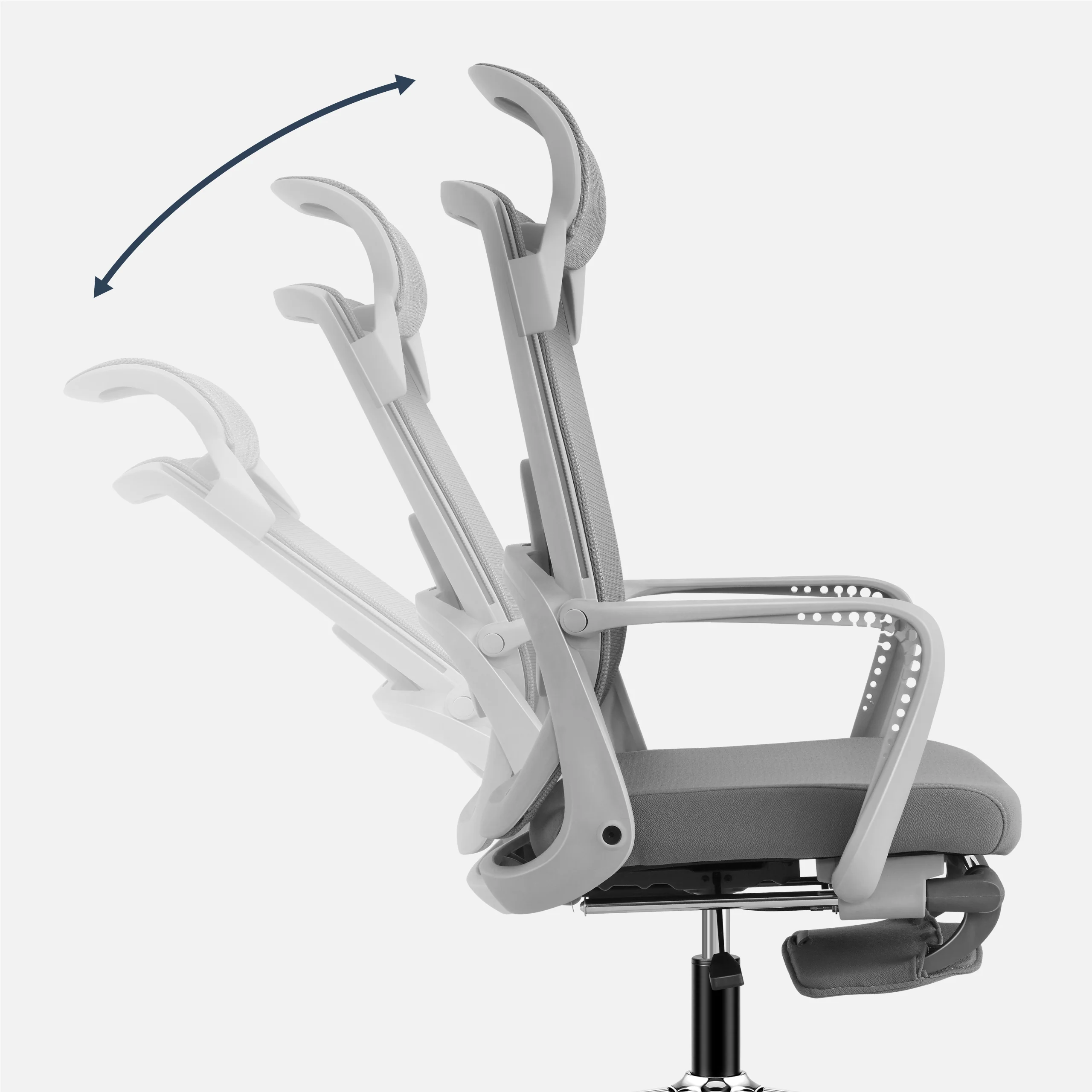 Fotel ergonomiczny Mark Adler Manager 3.6 Grey - Image 5