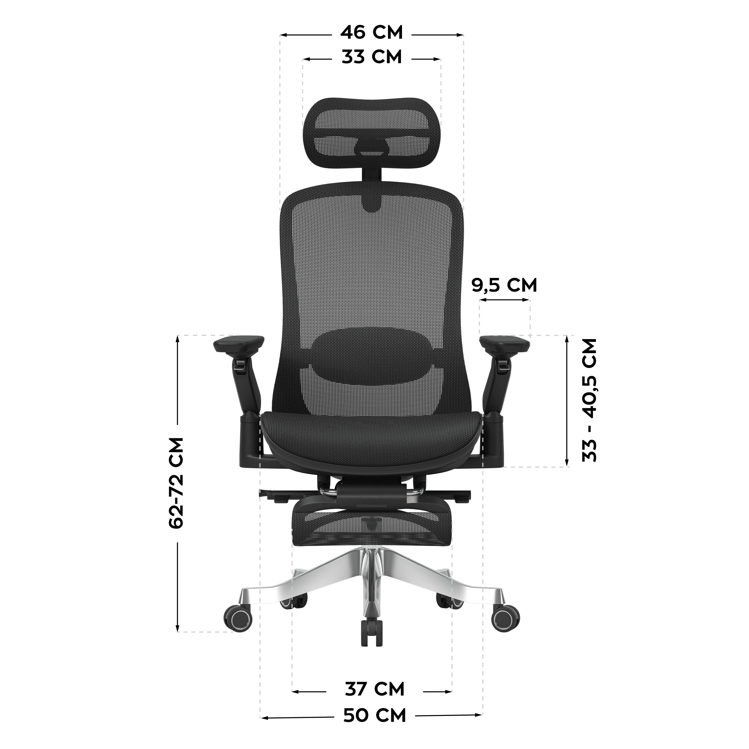 Fotel ergonomiczny z masażem Mark Adler Leadpro 8.7 Black - Image 14