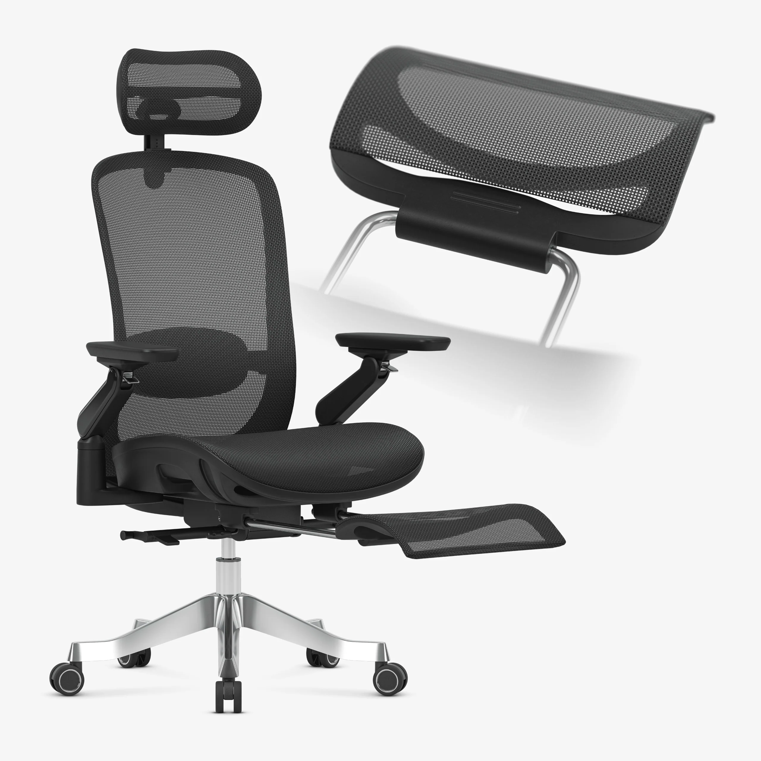 Fotel ergonomiczny z masażem Mark Adler Leadpro 8.7 Black - Image 6