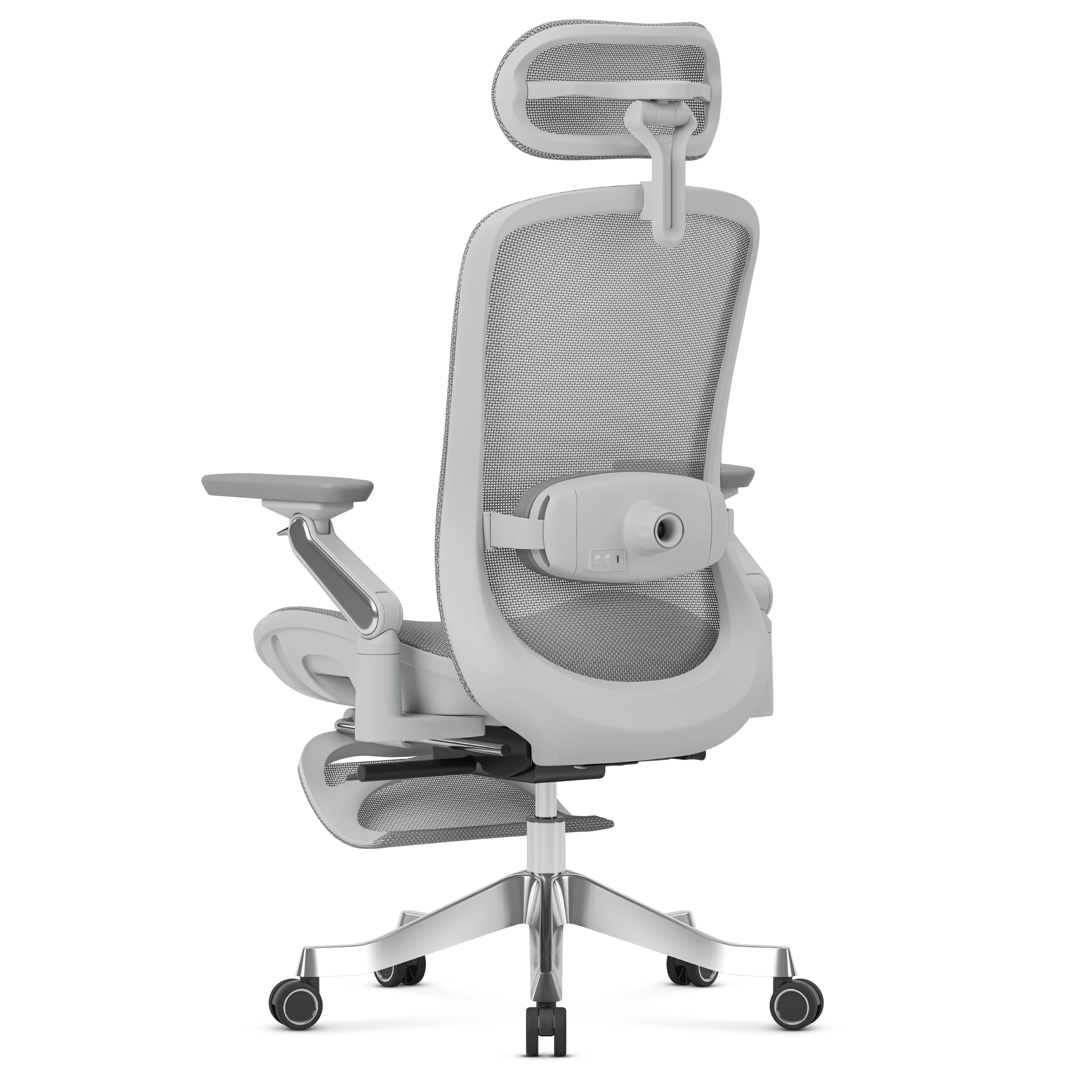 Fotel ergonomiczny z masażem Mark Adler Leadpro 8.7 Grey - Image 11