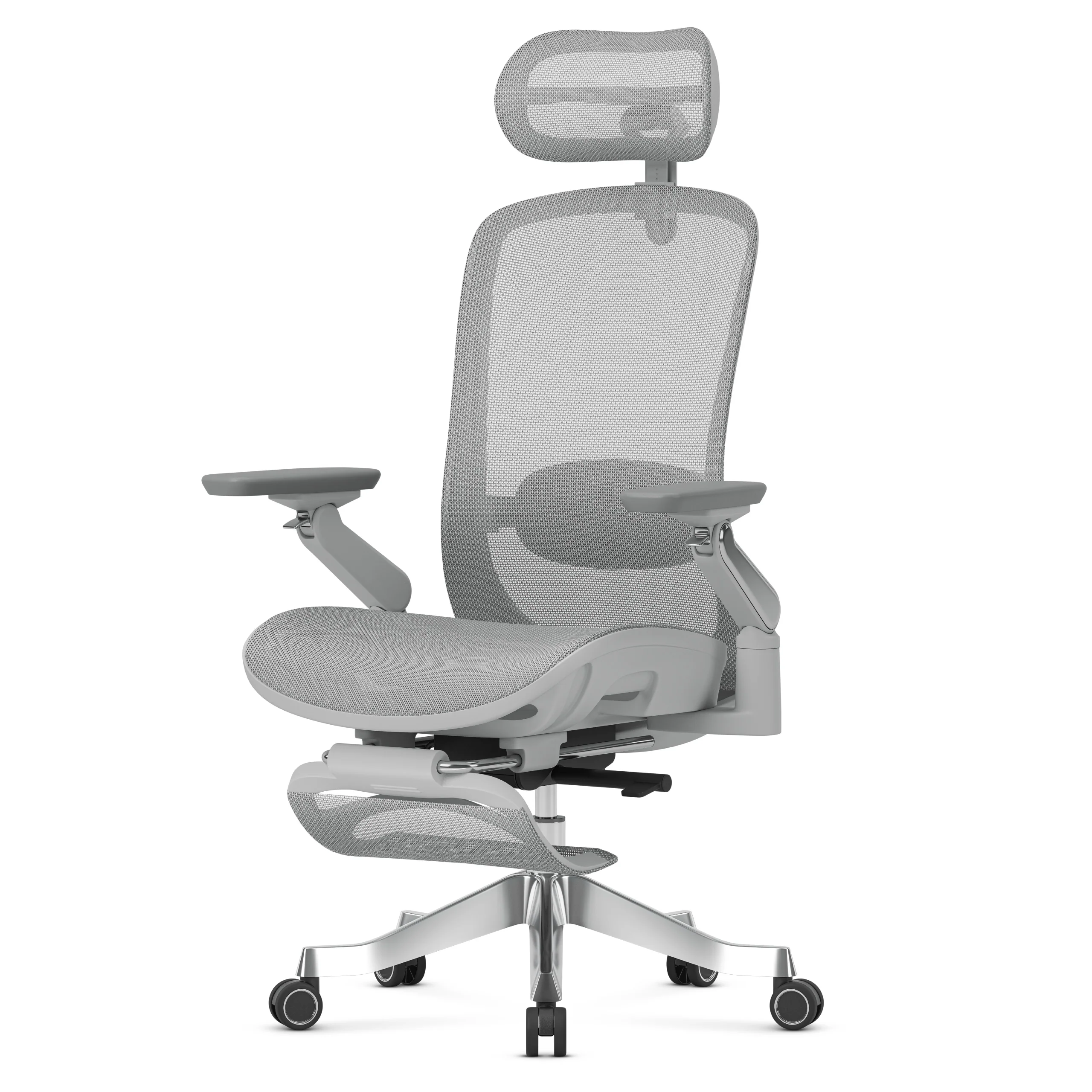 Fotel ergonomiczny z masażem Mark Adler Leadpro 8.7 Grey - Image 12