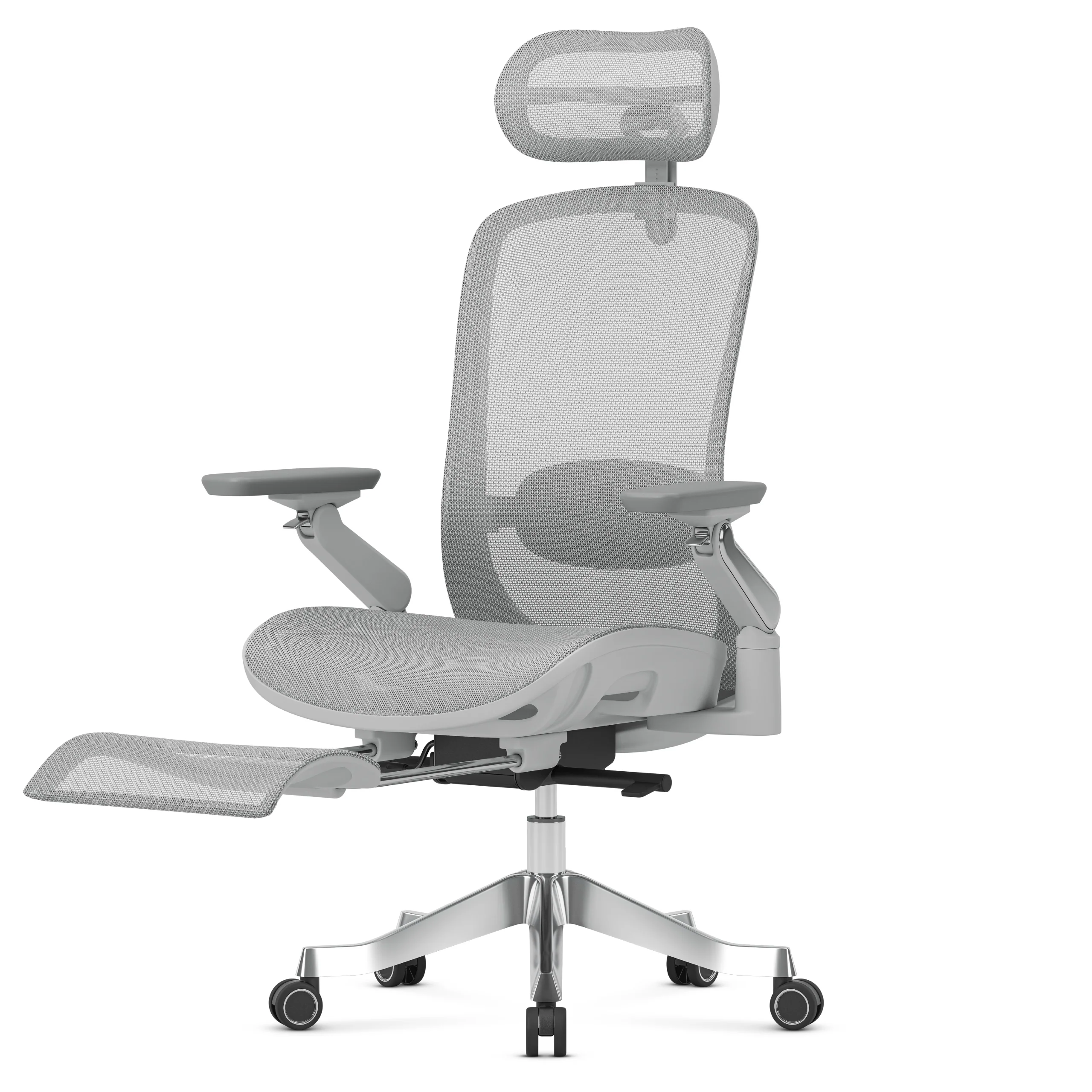 Fotel ergonomiczny z masażem Mark Adler Leadpro 8.7 Grey - Image 13