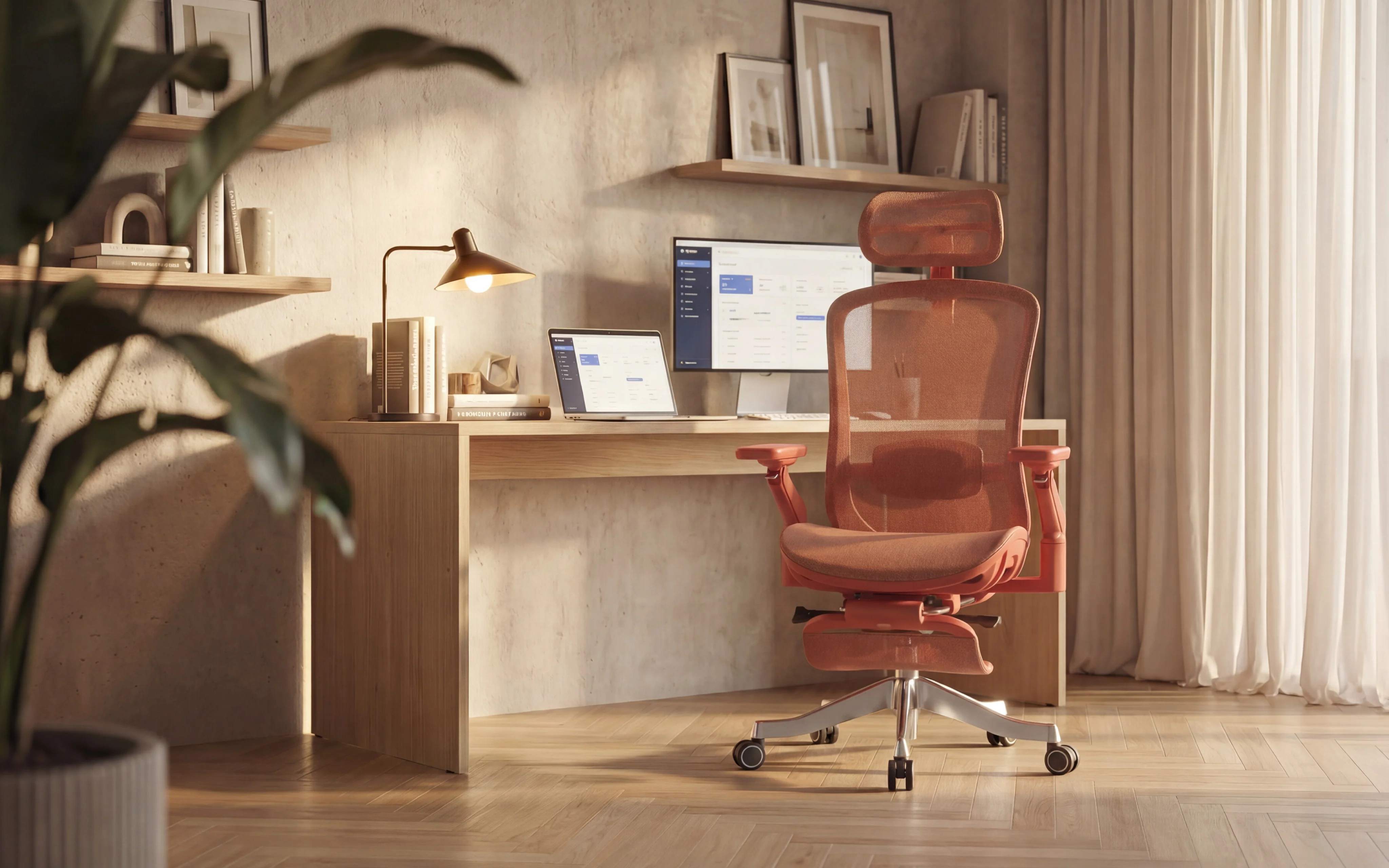 Fotel ergonomiczny z masażem Mark Adler Leadpro 8.7 Red - Image 15