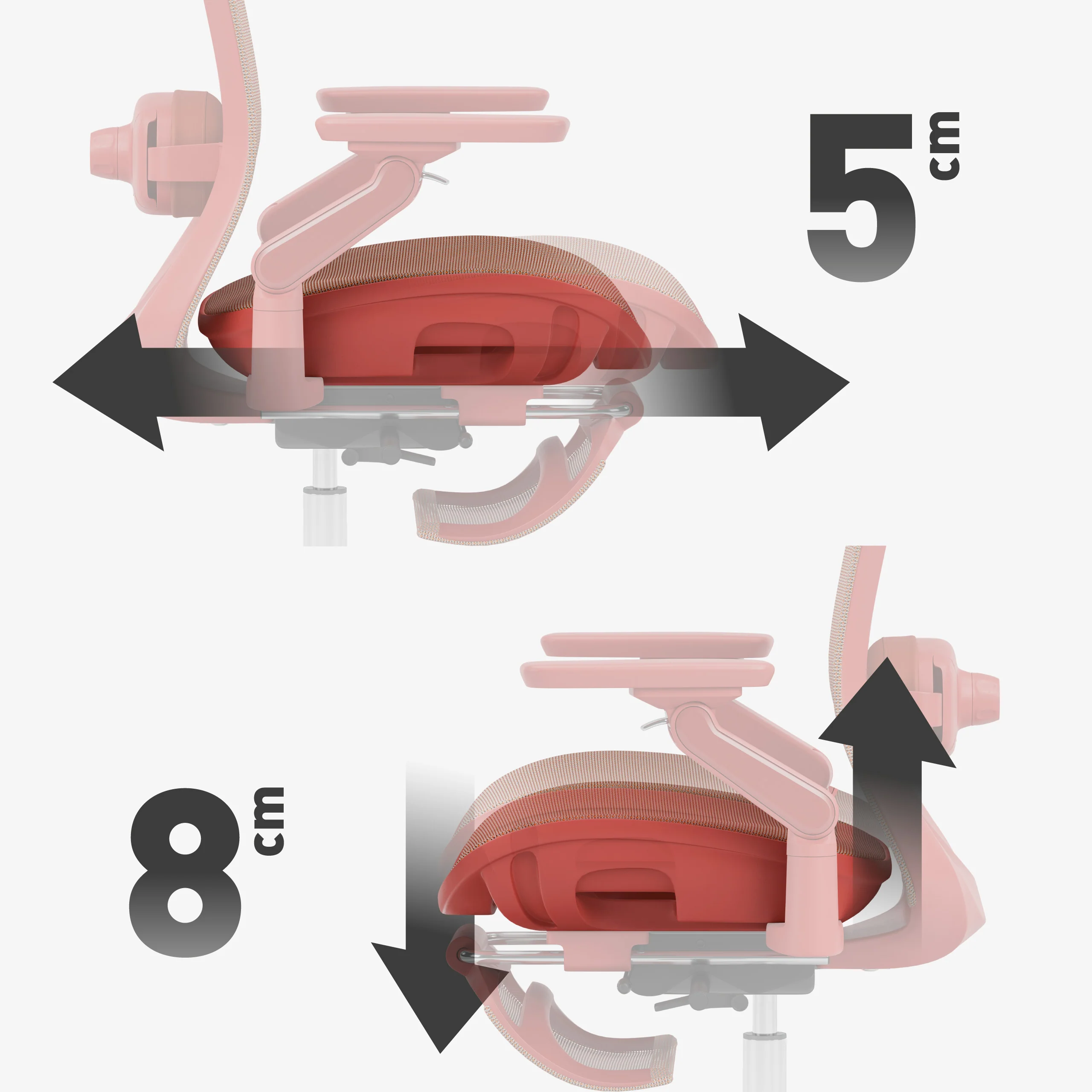Fotel ergonomiczny z masażem Mark Adler Leadpro 8.7 Red - Image 4