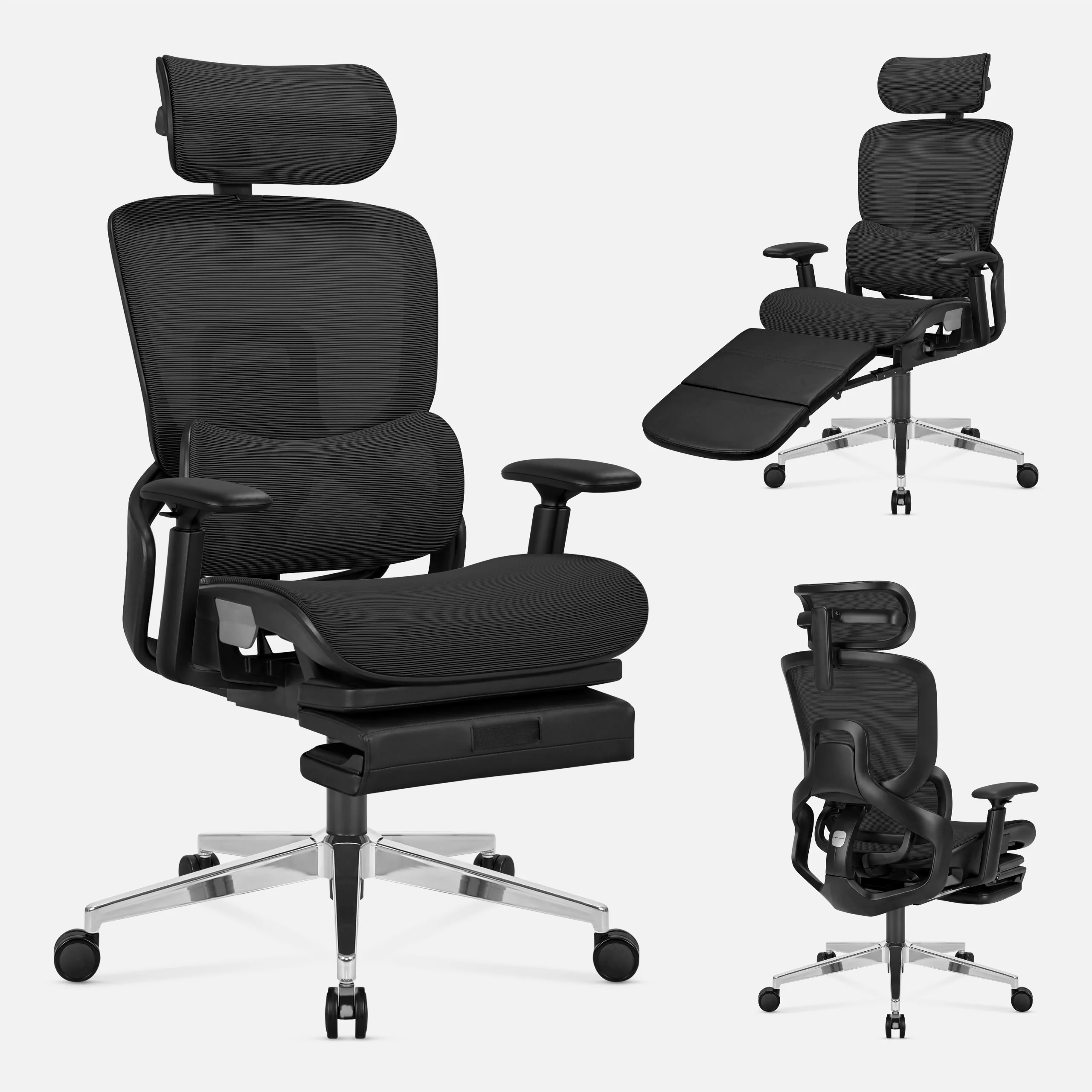 Fotel ergonomiczny z podnóżkiem Mark Adler Expert 9.3 Black - Image 14