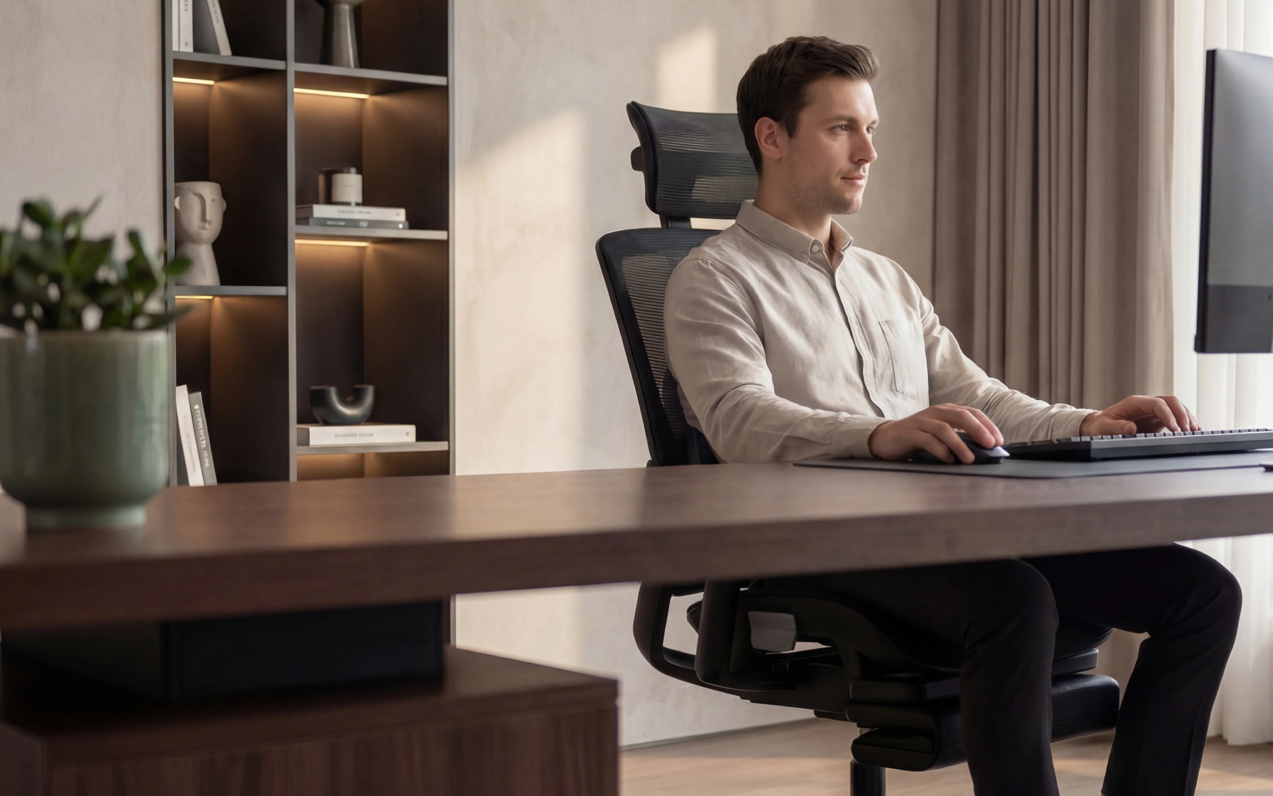 Fotel ergonomiczny z podnóżkiem Mark Adler Expert 9.3 Black - Image 19
