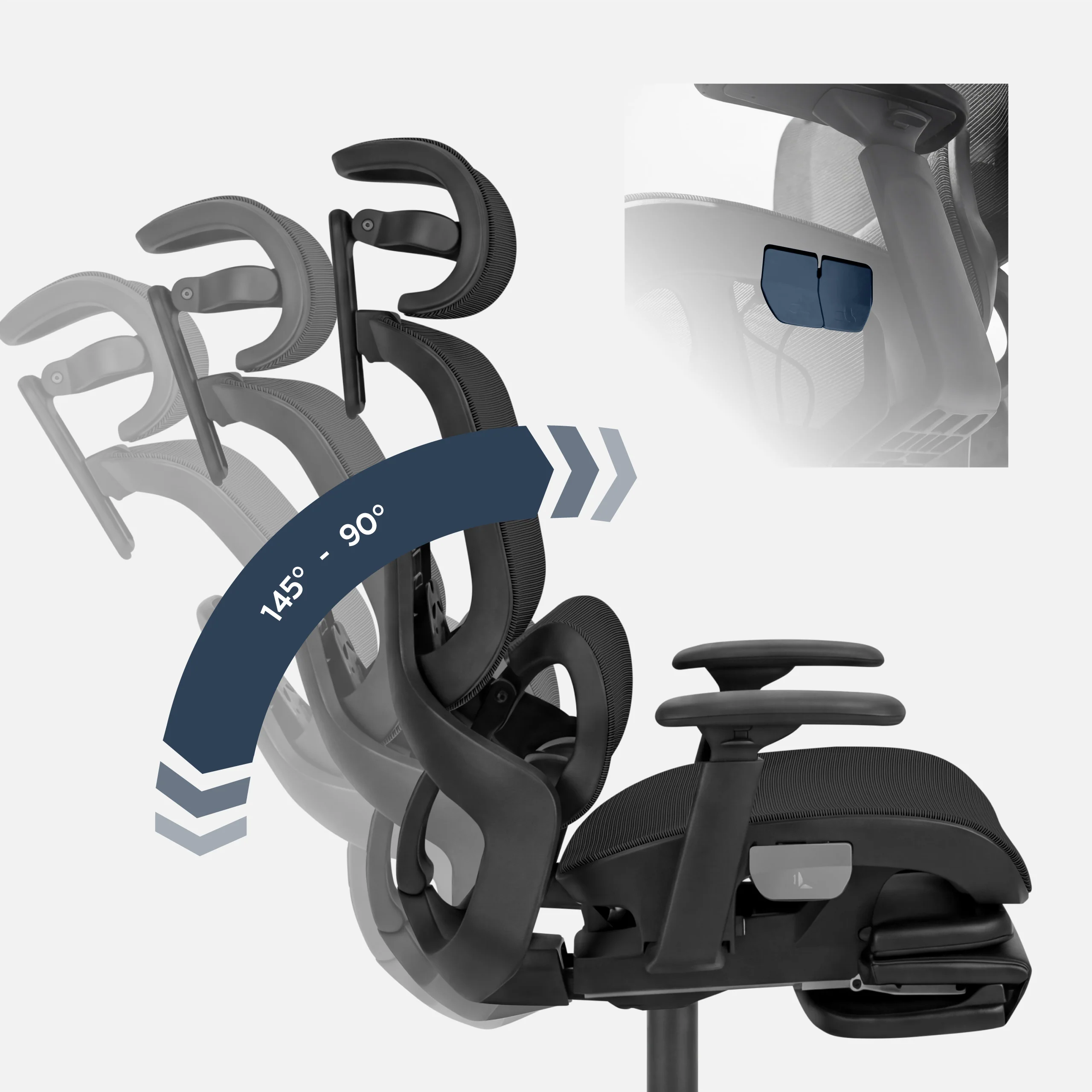 Fotel ergonomiczny z podnóżkiem Mark Adler Expert 9.3 Black - Image 24