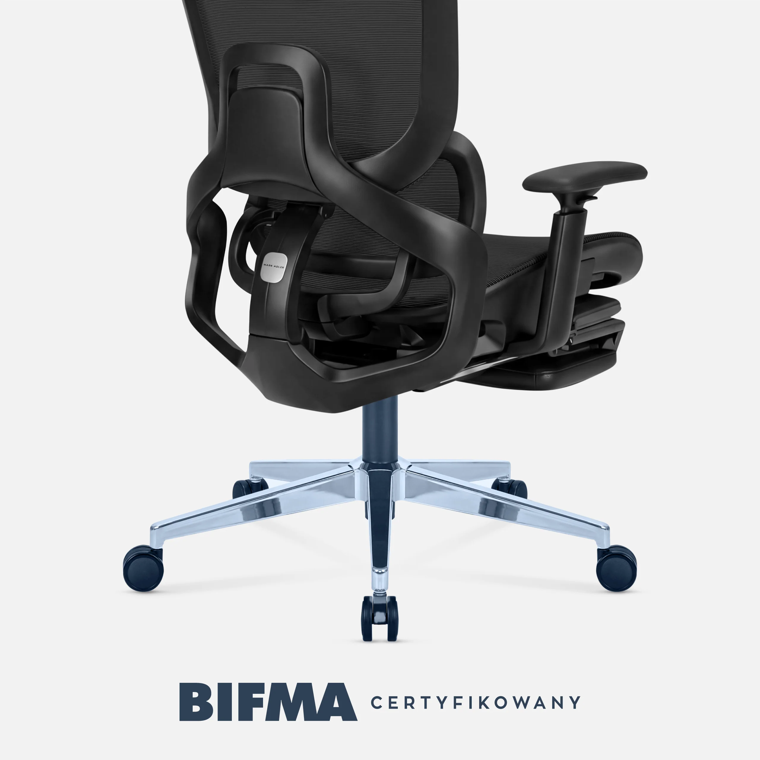Fotel ergonomiczny z podnóżkiem Mark Adler Expert 9.3 Black - Image 8