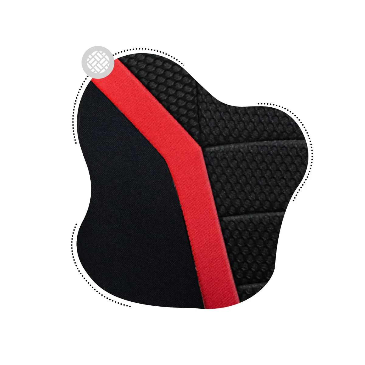 Fotel Gamingowy dla dziecka HUZARO RANGER 1.0 Red Mesh OUTLET - Image 13