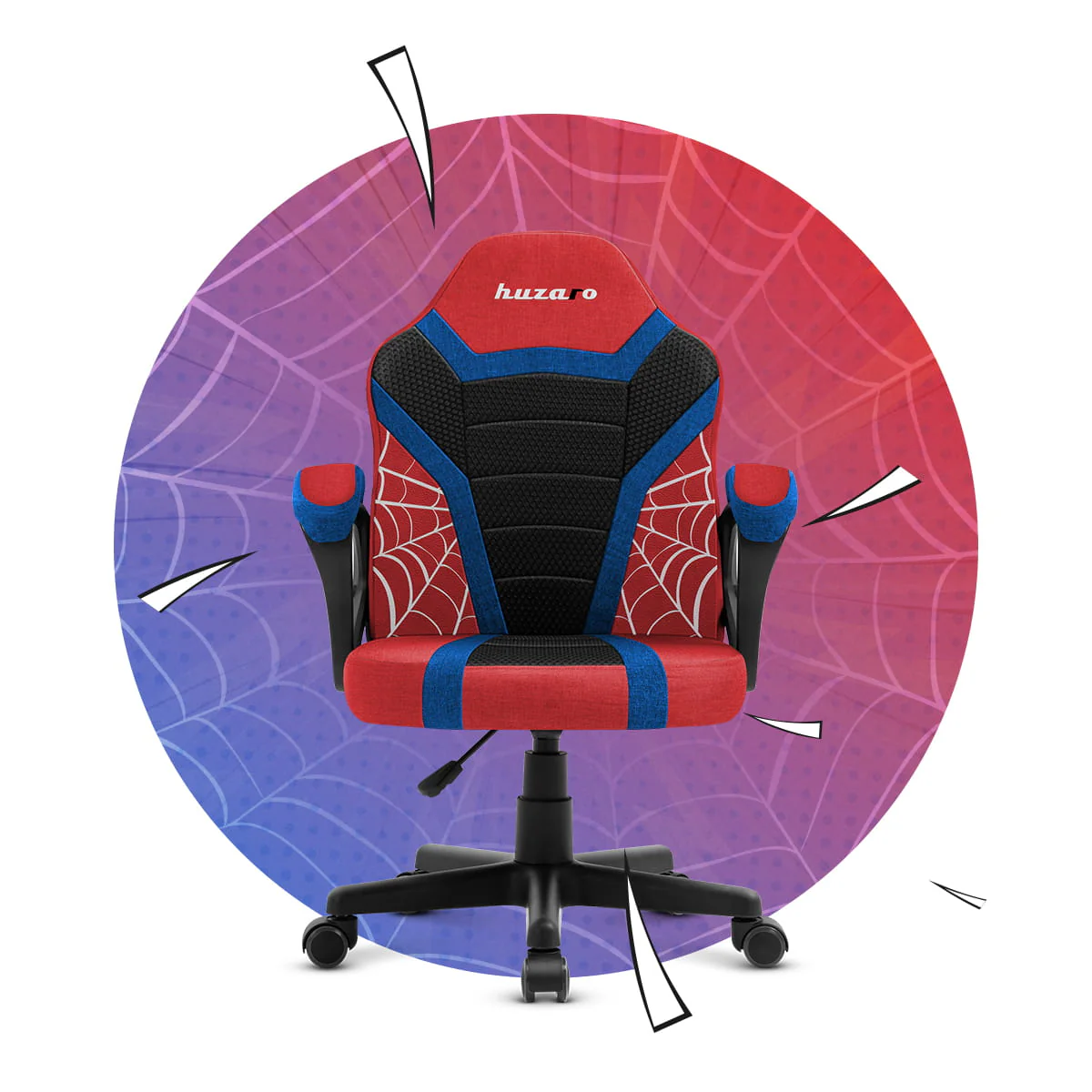 Fotel Gamingowy dla dziecka Huzaro Ranger 1.0 Spider Mesh OUTLET - Image 14
