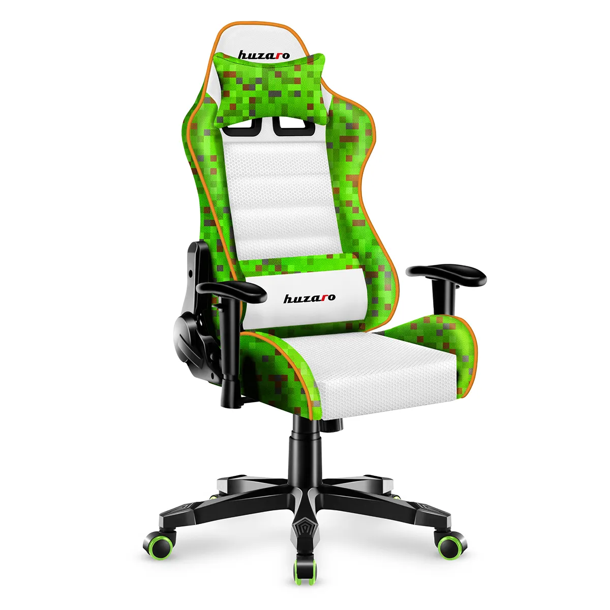 Fotel gamingowy dla dziecka Huzaro Ranger 6.0 Pixel White - Image 11