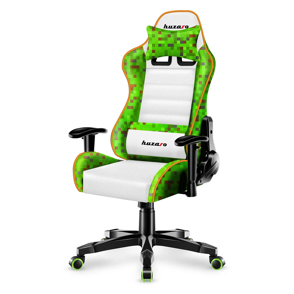 Fotel gamingowy dla dziecka Huzaro Ranger 6.0 Pixel White - Image 9