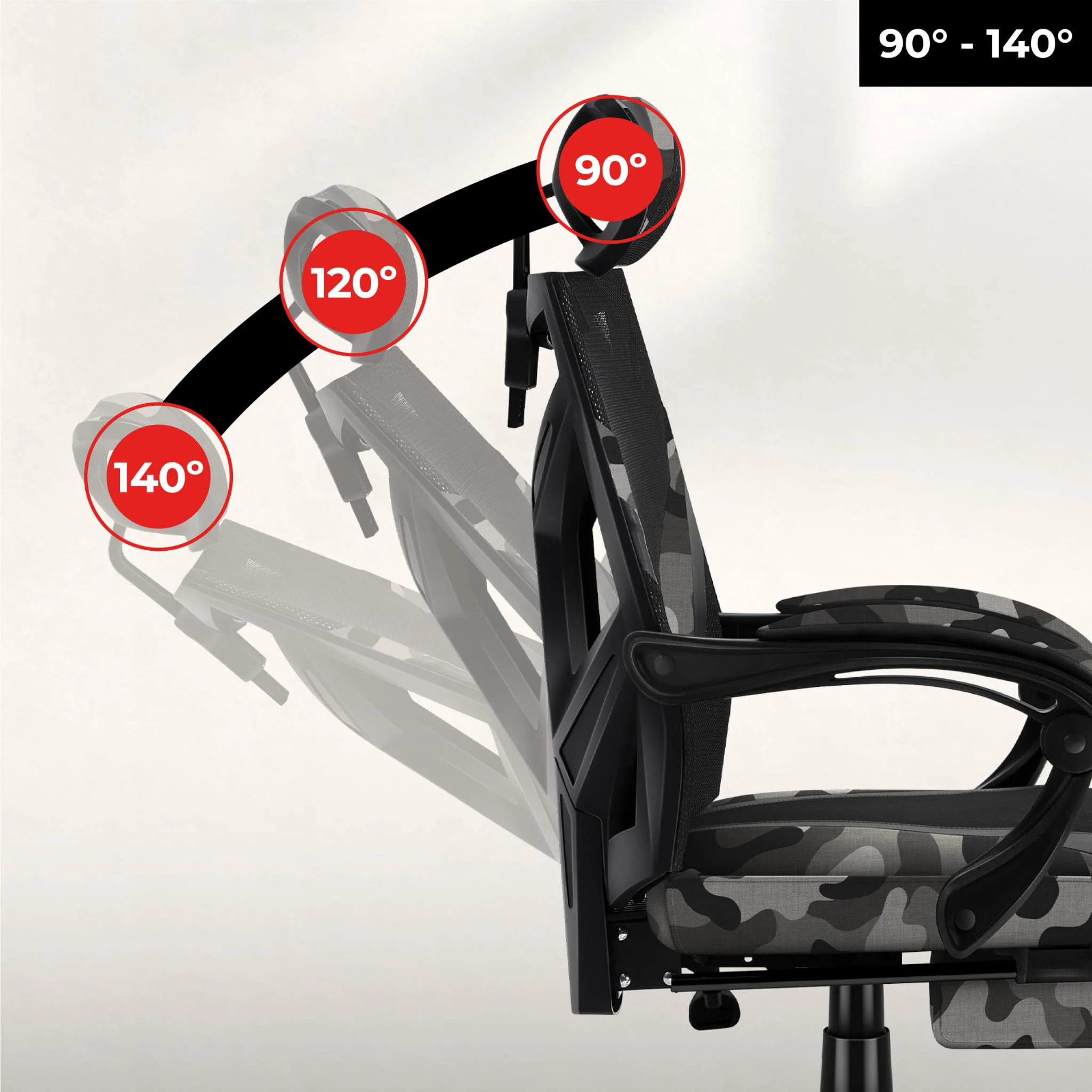 Fotel Gamingowy Huzaro Combat 5.0 Camo - Image 3