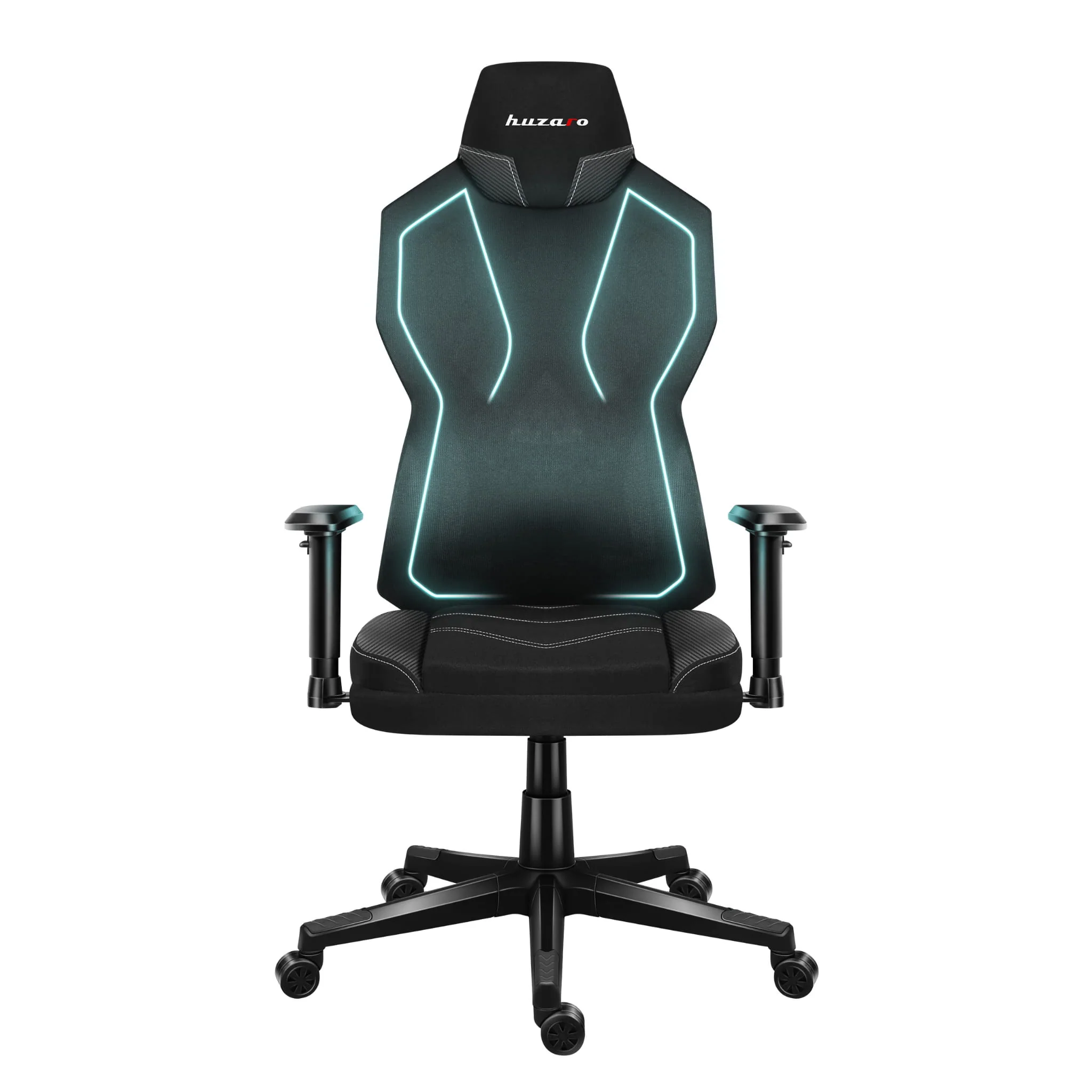 Fotel Gamingowy Huzaro COMBAT 6.2 Black RGB - Image 8