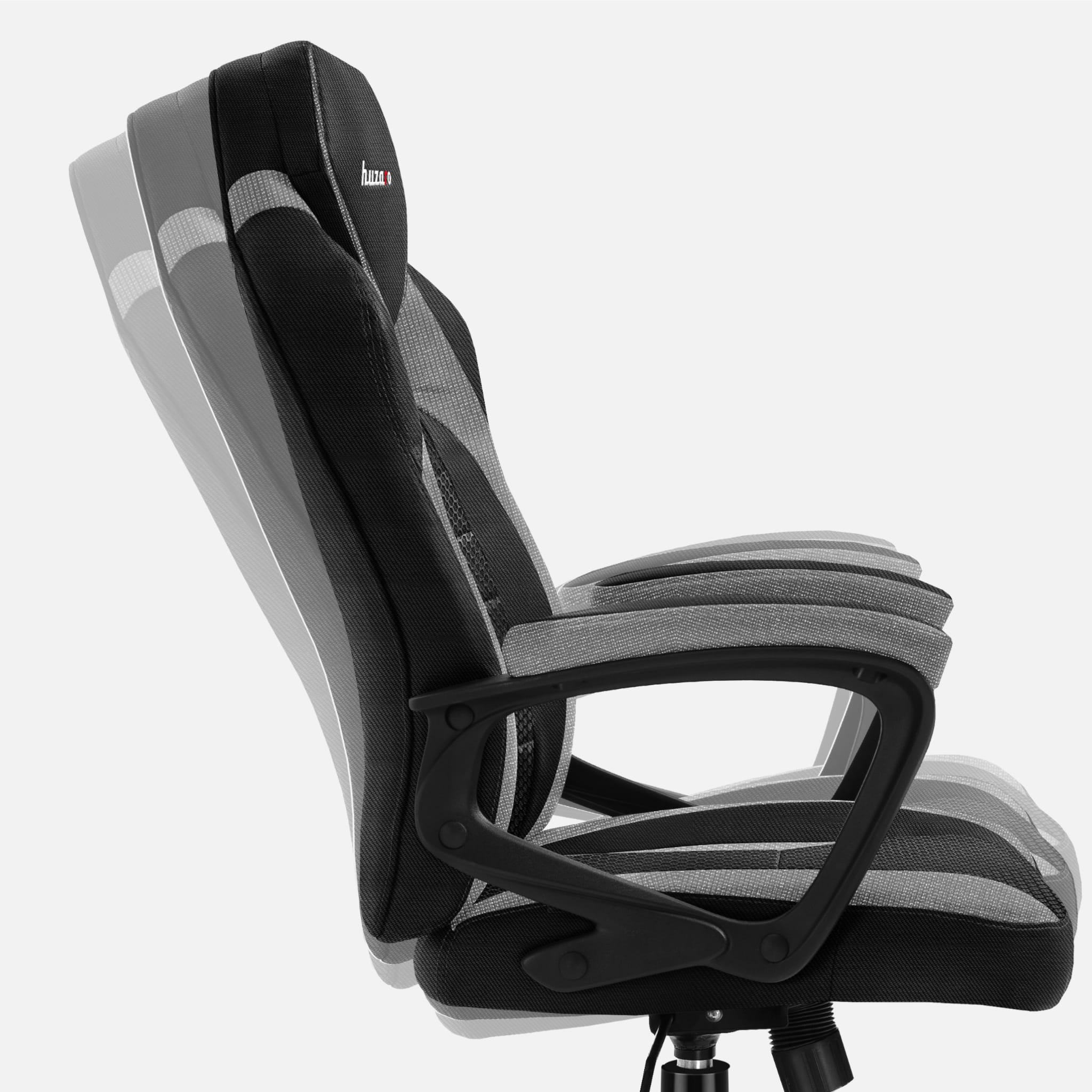 Fotel Gamingowy Huzaro FORCE 2.5 Grey Mesh - Image 8