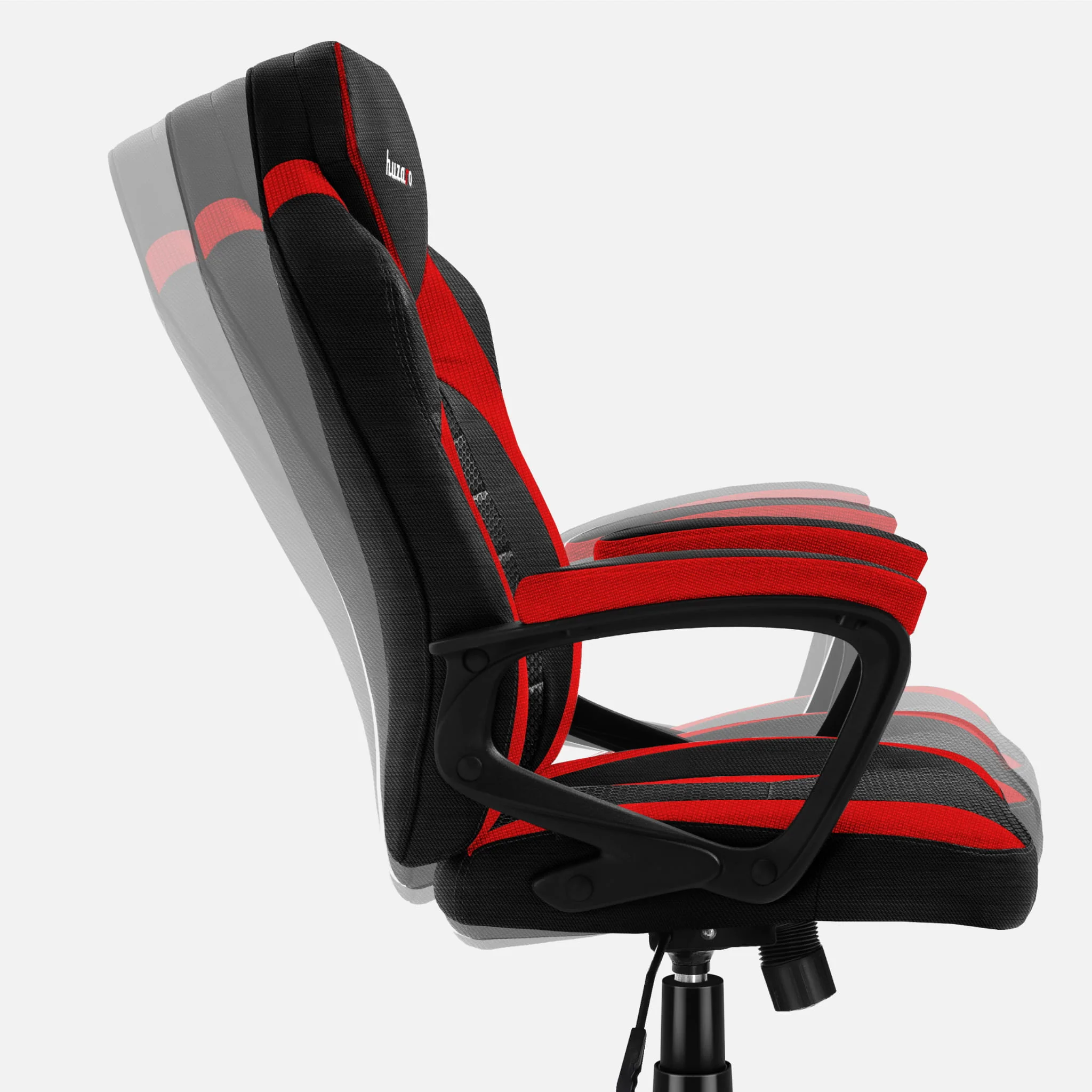 Fotel Gamingowy HUZARO FORCE 2.5 Red Mesh - Image 10