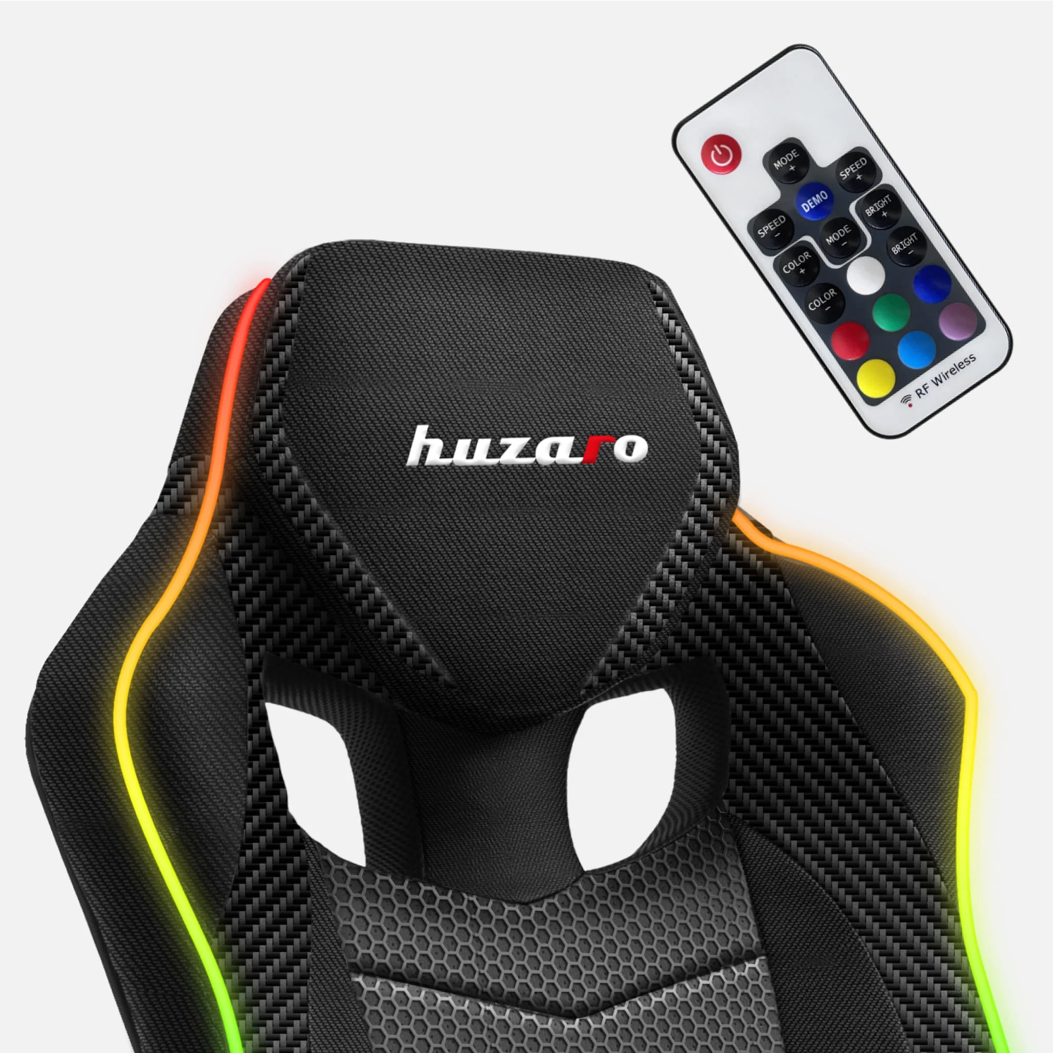 Fotel Gamingowy Huzaro Force 2.5 RGB Carbon Mesh - Image 12
