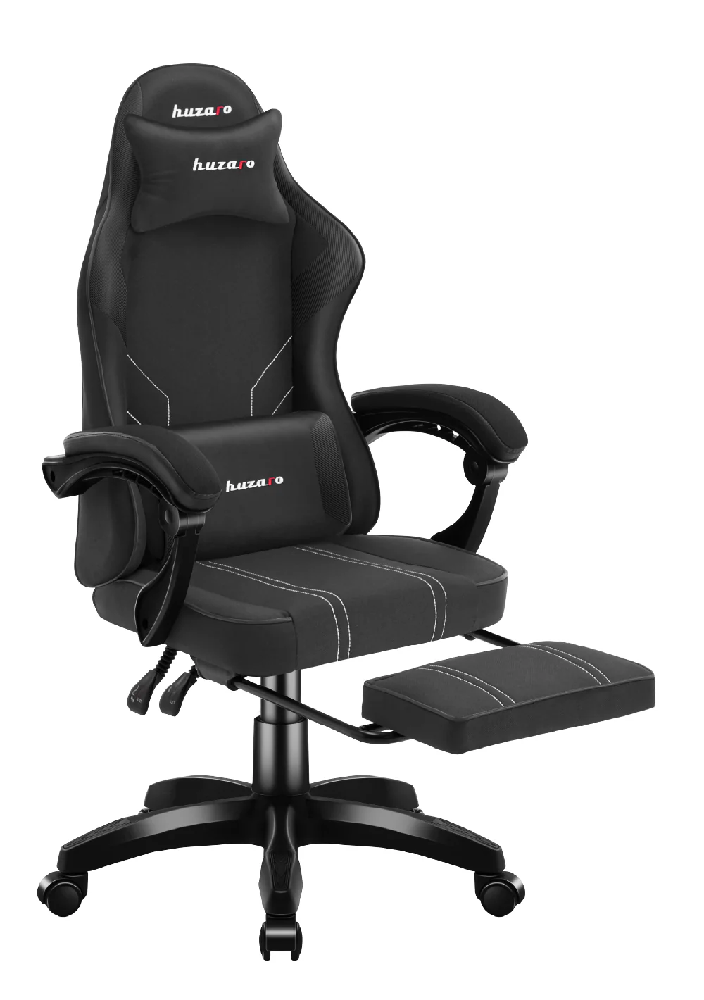 Fotel gamingowy Huzaro Force 3.7 Carbon Black OUTLET - Image 3