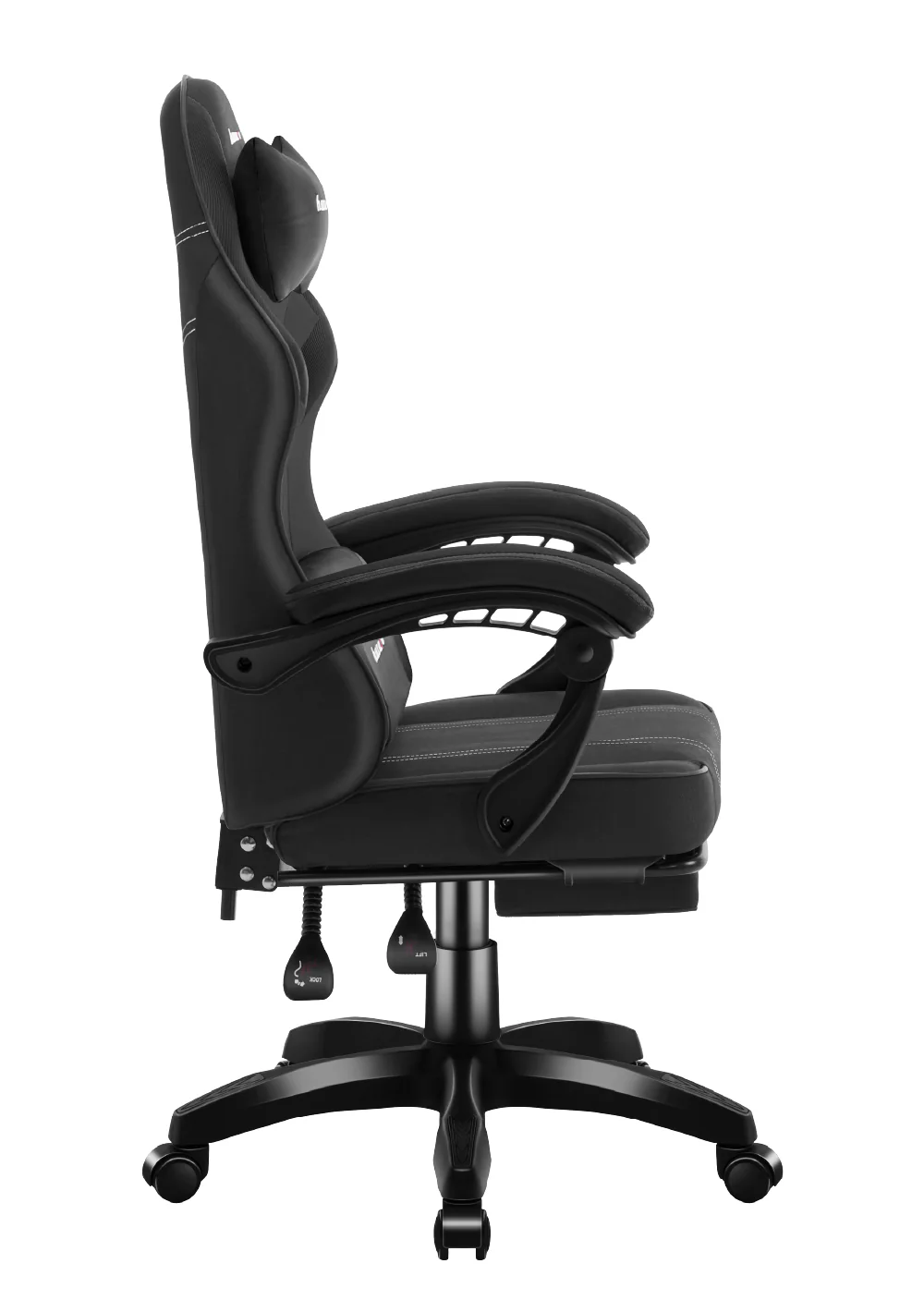 Fotel gamingowy Huzaro Force 3.7 Carbon Black OUTLET - Image 4