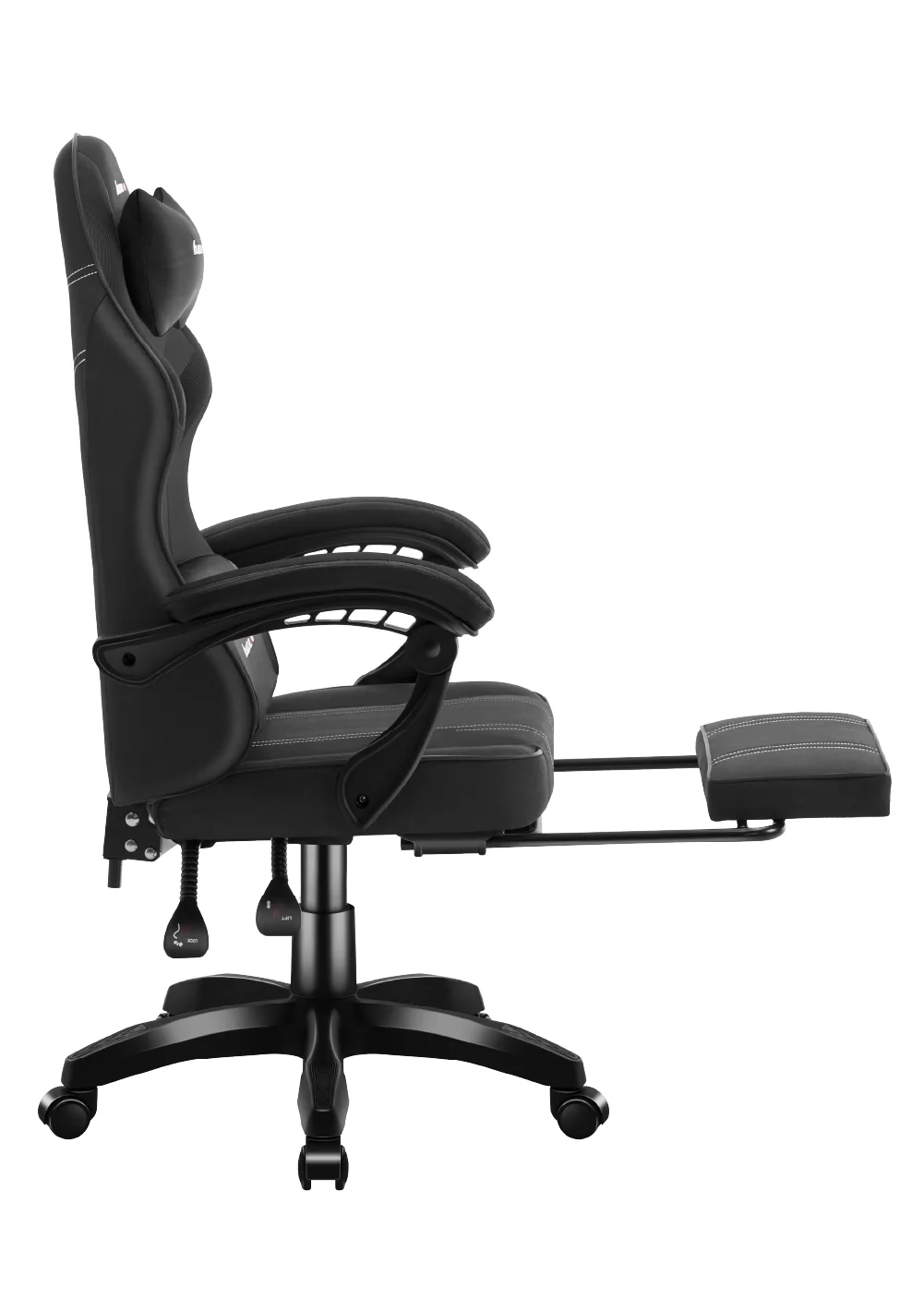 Fotel gamingowy Huzaro Force 3.7 Carbon Black OUTLET - Image 5