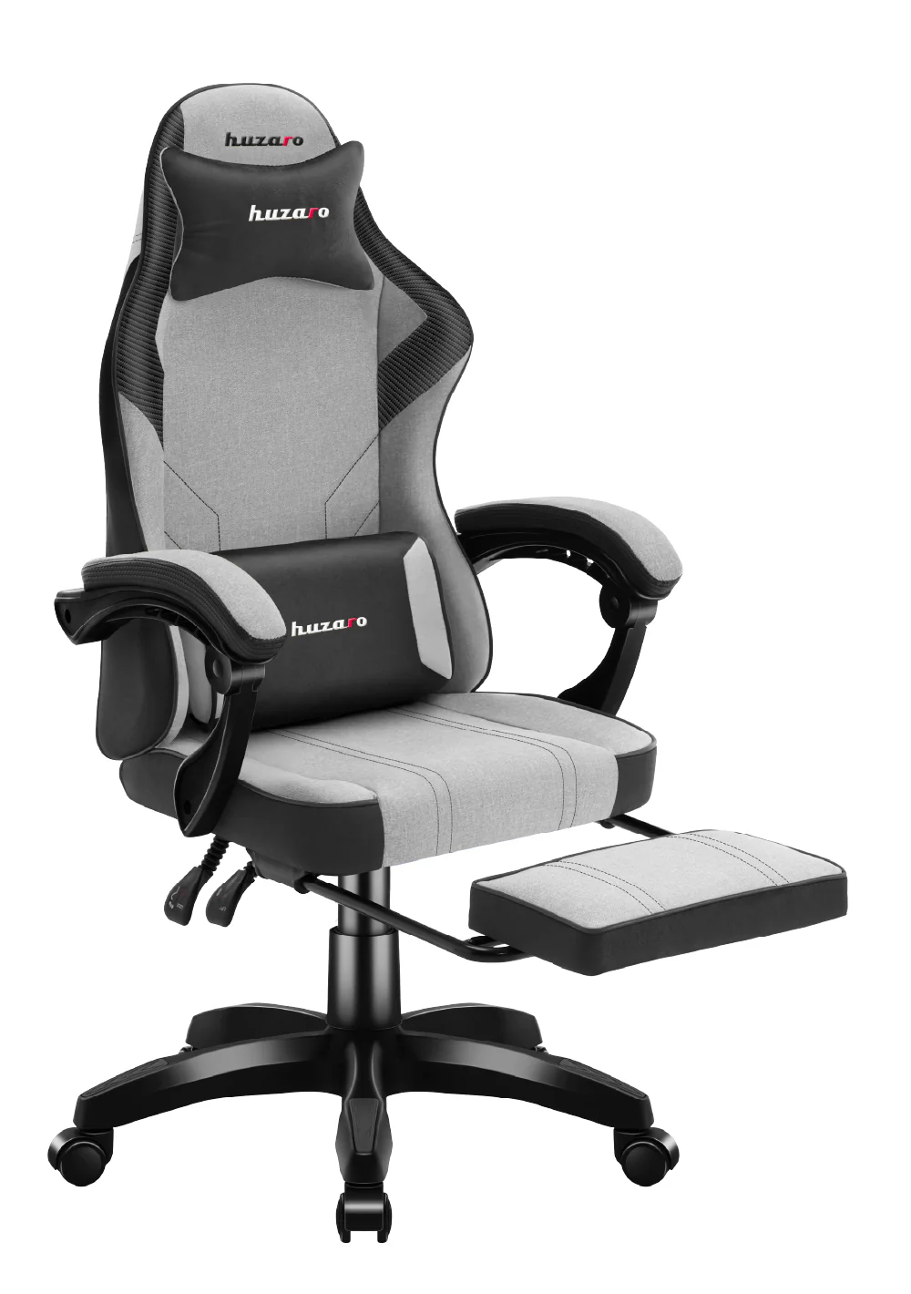 Fotel gamingowy Huzaro Force 3.7 Grey OUTLET - Image 6