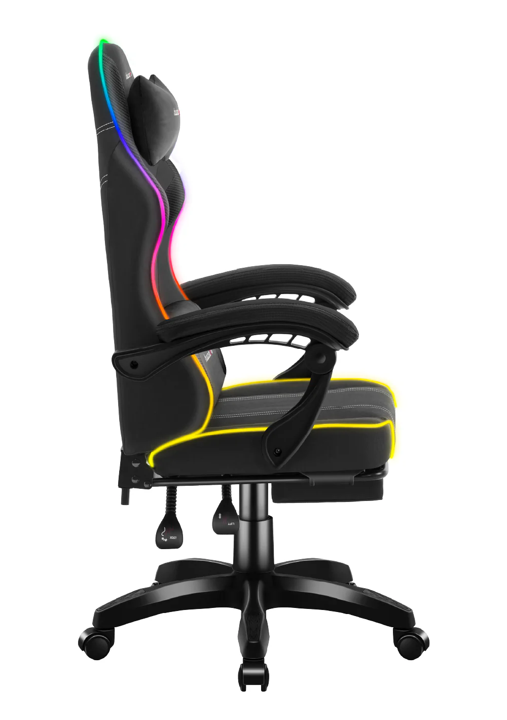 Fotel gamingowy Huzaro Force 3.7 RGB Black - Image 11