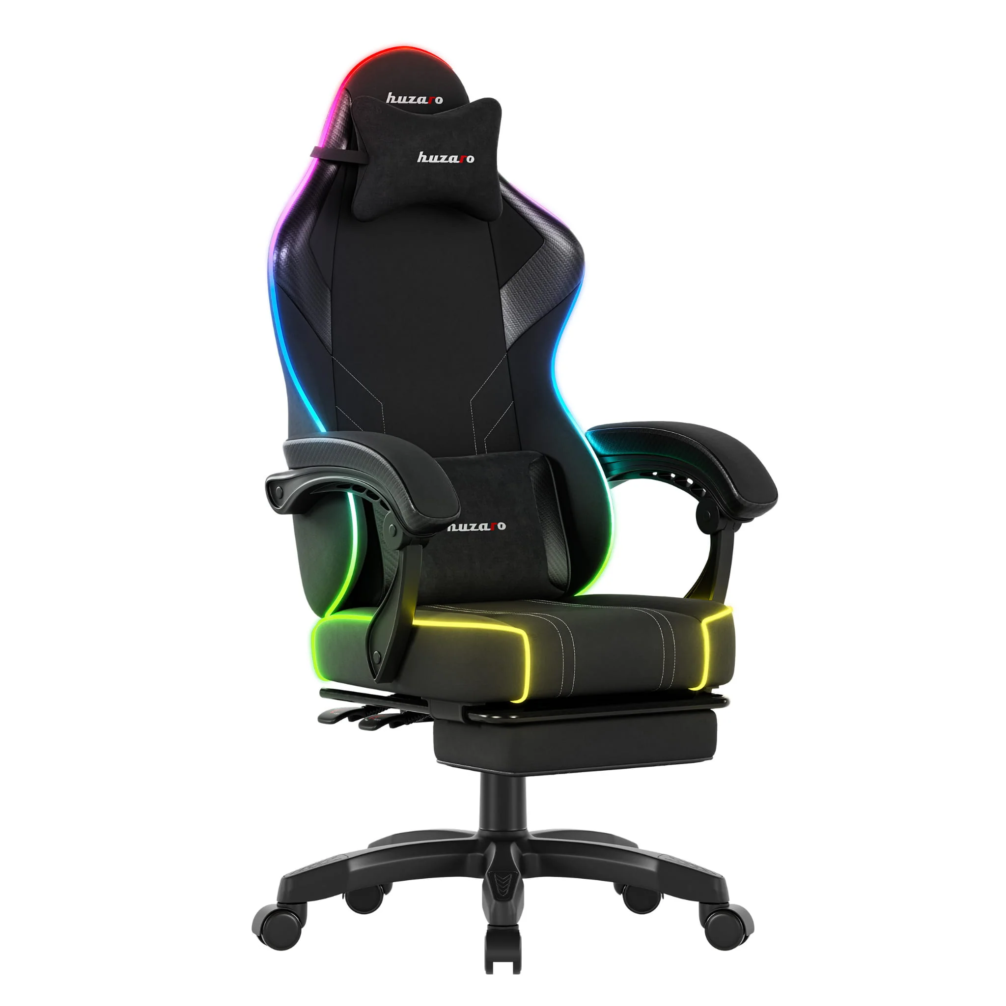 Fotel gamingowy Huzaro Force 3.7 RGB Black - Image 16