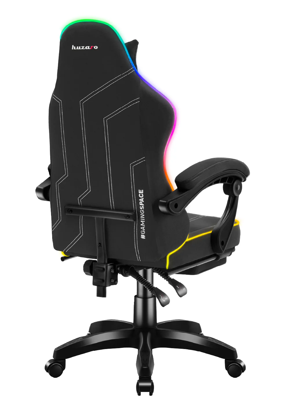 Fotel gamingowy Huzaro Force 3.7 RGB Black - Image 6