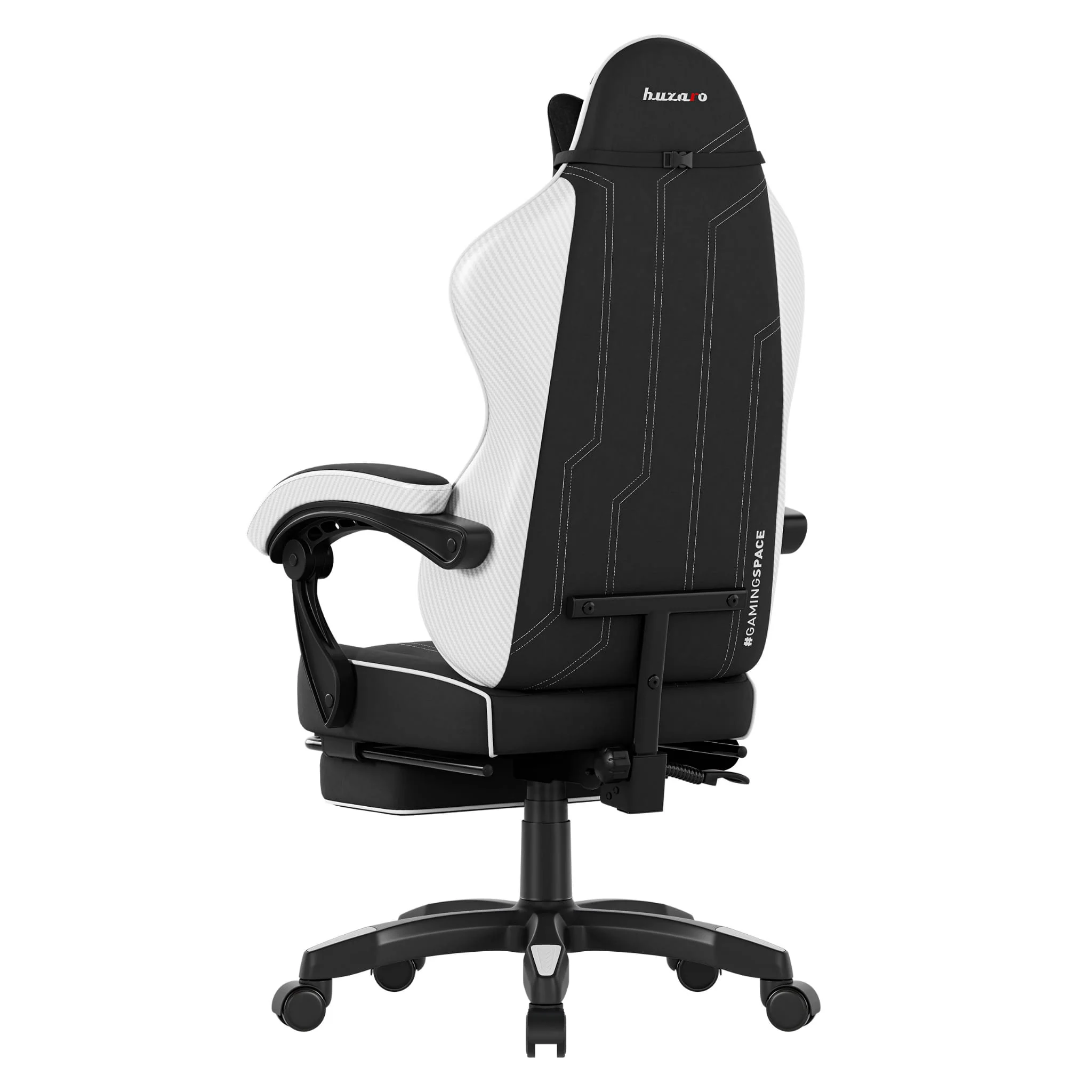 Fotel gamingowy Huzaro Force 3.7 White Carbon - Image 6
