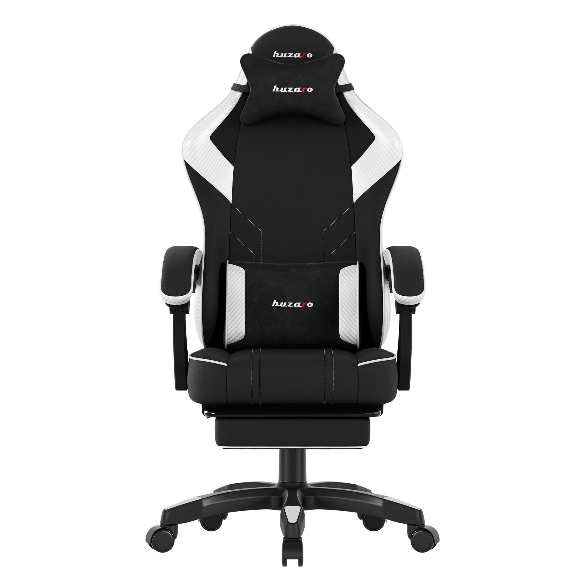 Fotel gamingowy Huzaro Force 3.7 White Carbon OUTLET - Image 2