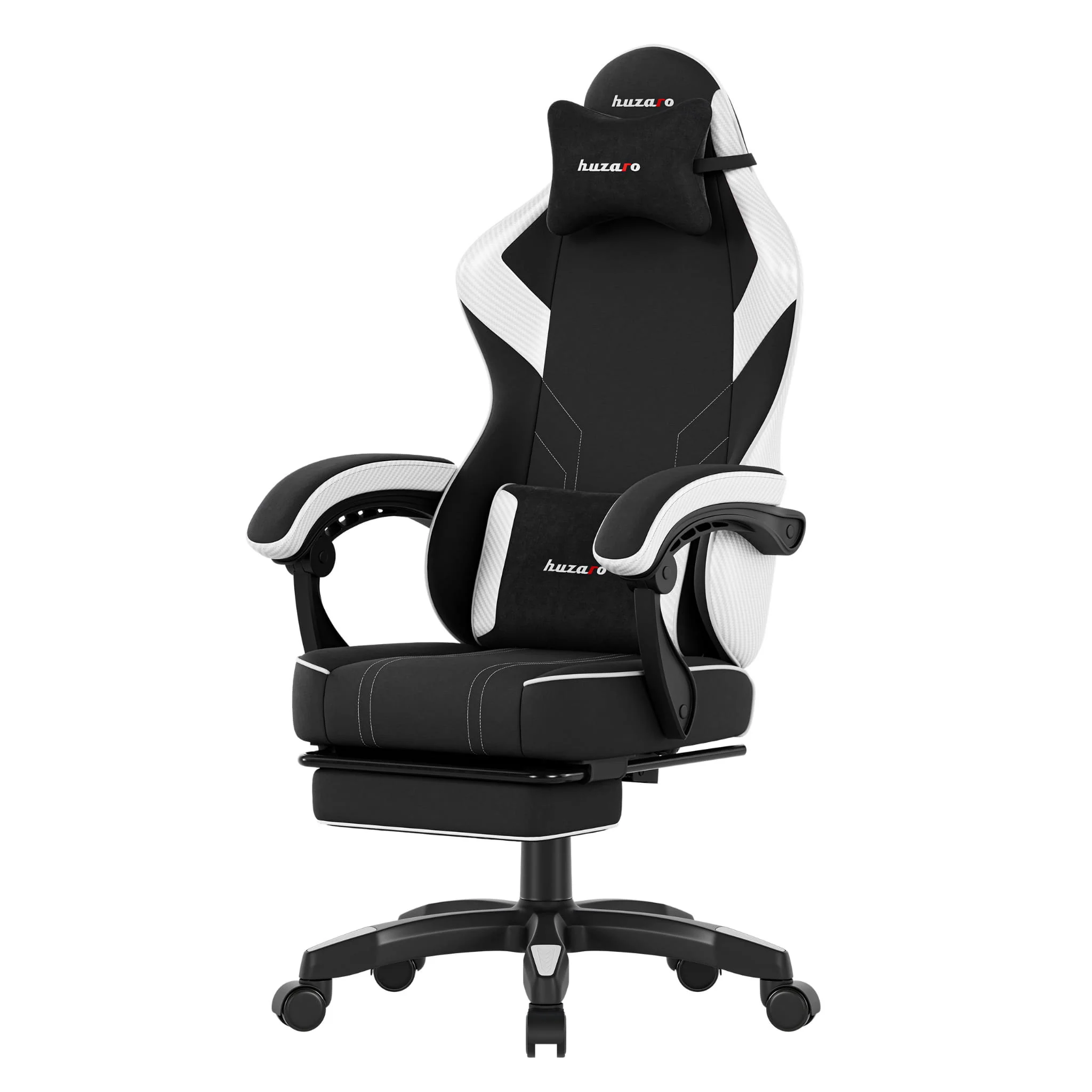 Fotel gamingowy Huzaro Force 3.7 White Carbon OUTLET - Image 7
