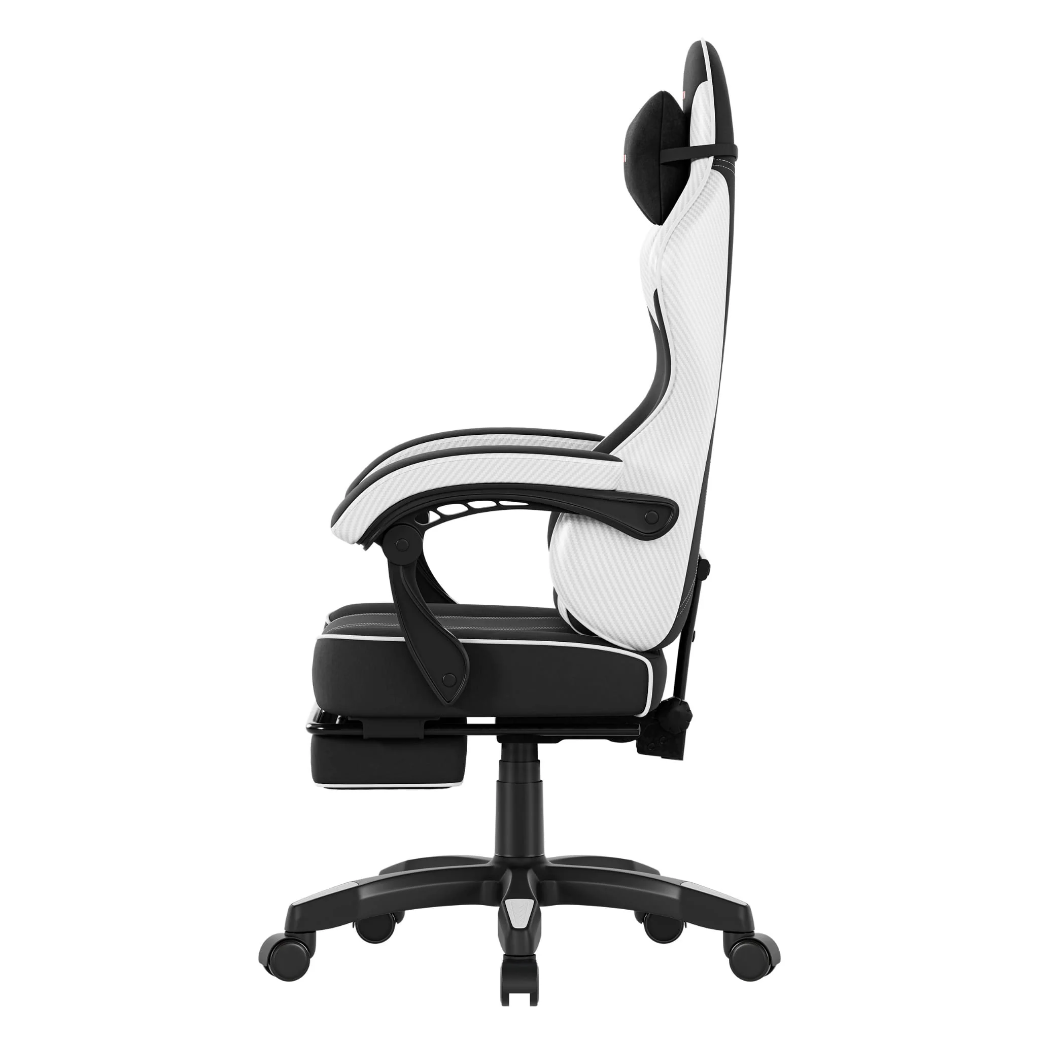 Fotel gamingowy Huzaro Force 3.7 White Carbon OUTLET - Image 8