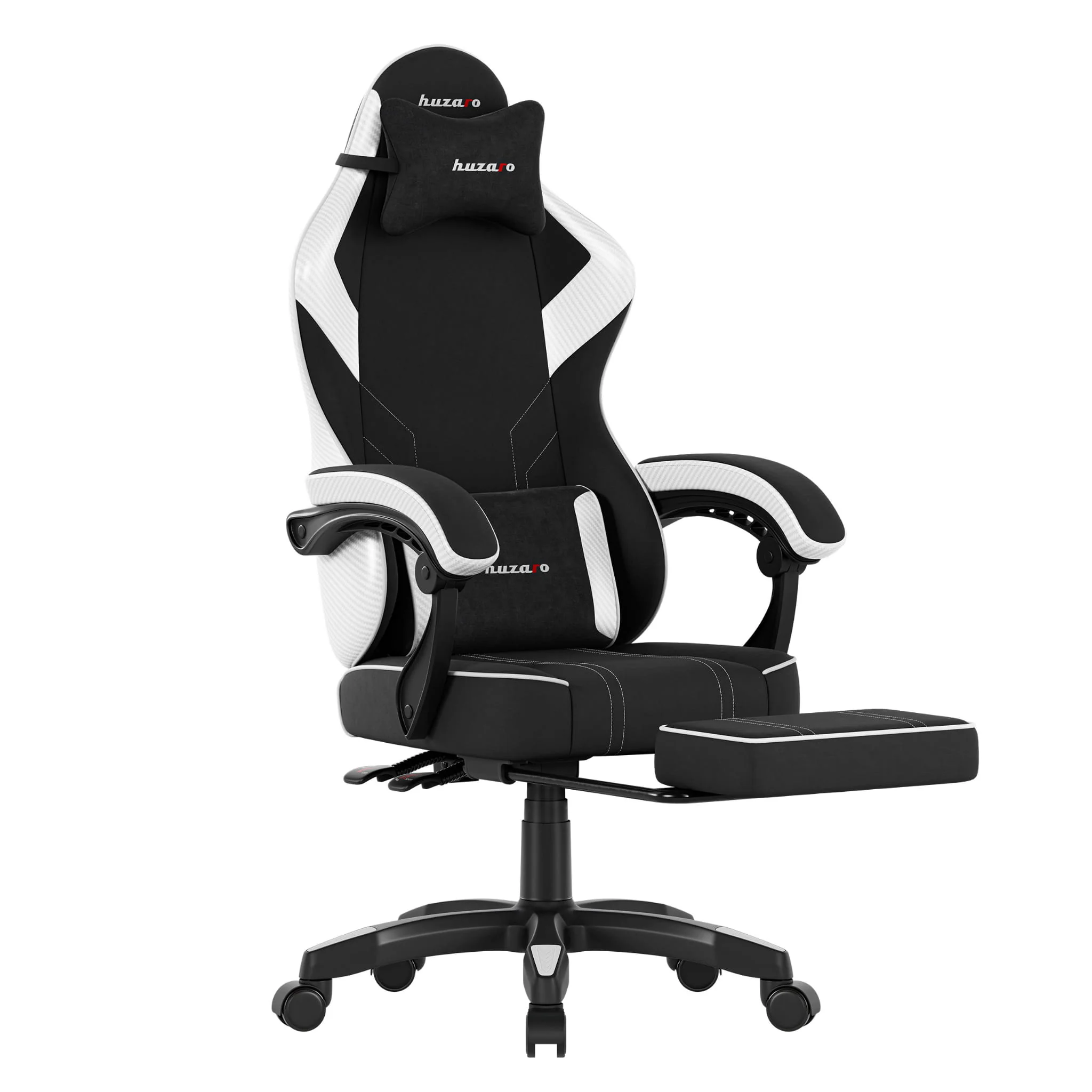 Fotel gamingowy Huzaro Force 3.7 White Carbon OUTLET - Image 9