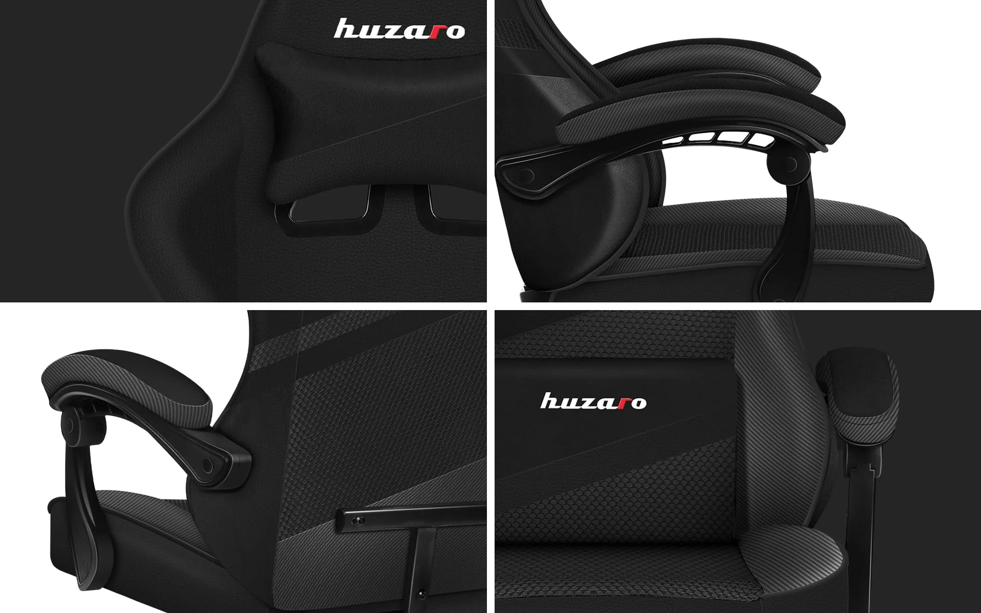 Fotel Gamingowy HUZARO FORCE 4.4 Carbon OUTLET - Image 13
