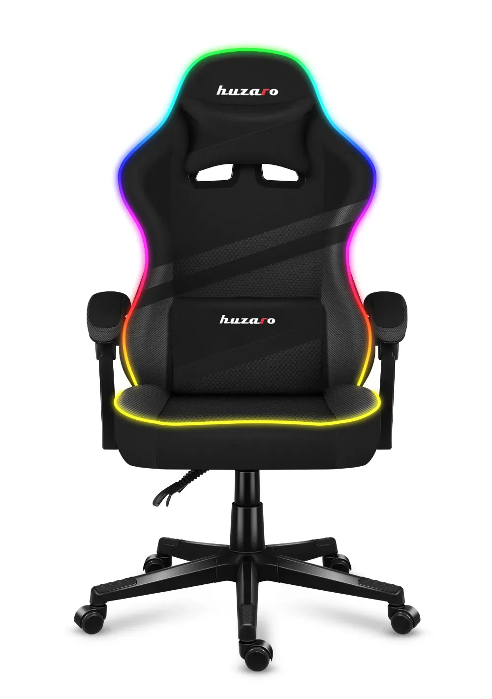 Fotel Gamingowy Huzaro FORCE 4.4 RGB Black Mesh - Image 10