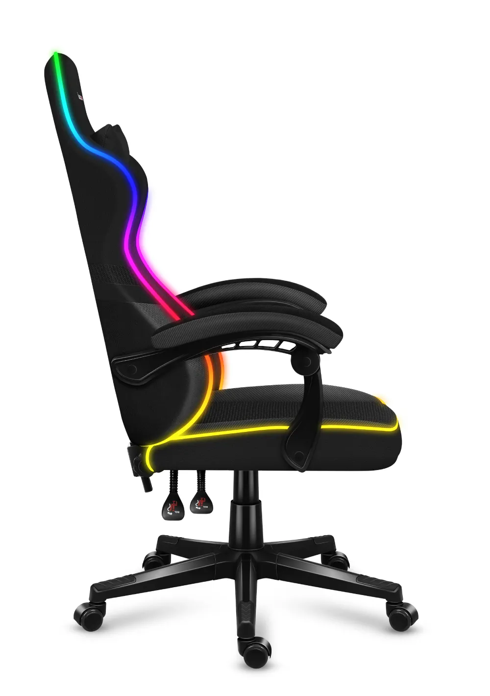 Fotel Gamingowy Huzaro FORCE 4.4 RGB Black Mesh - Image 13